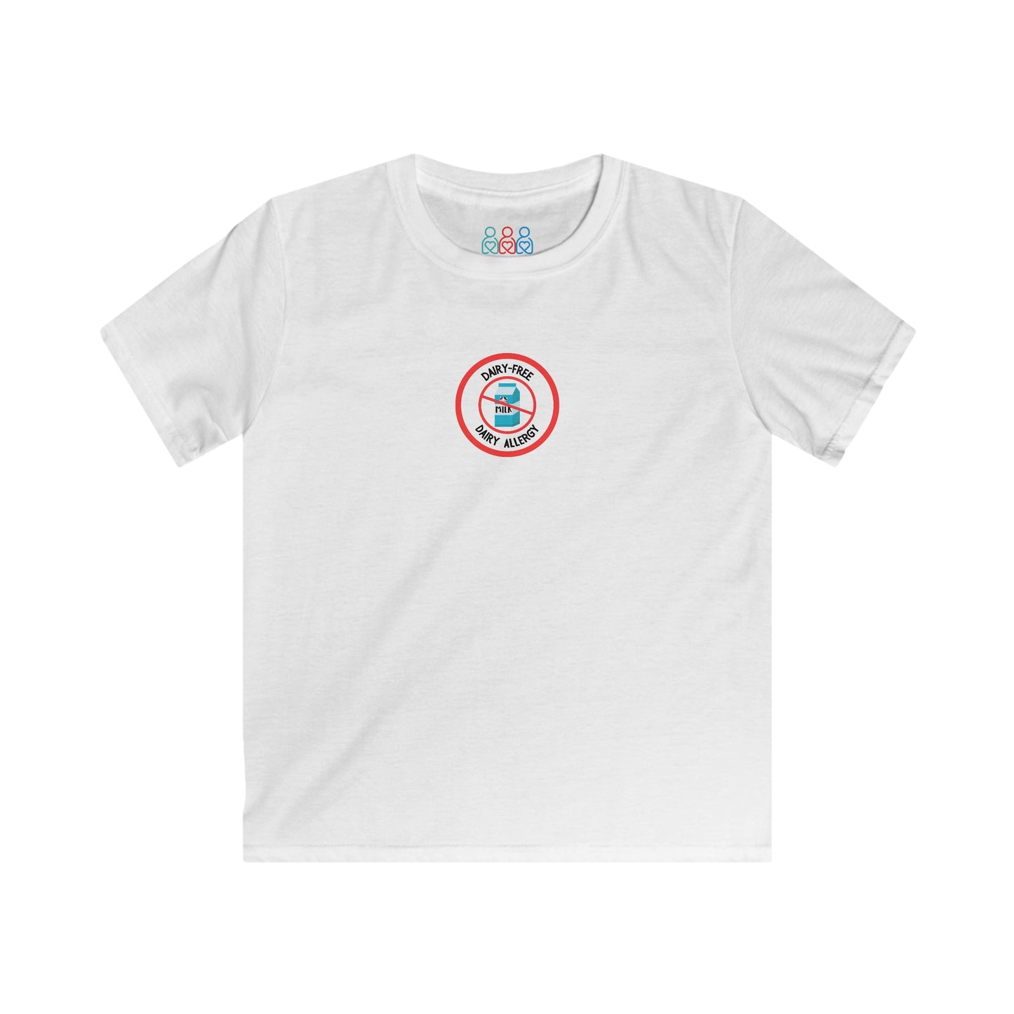 Dairy Allergy Red Logo Youth Tee
