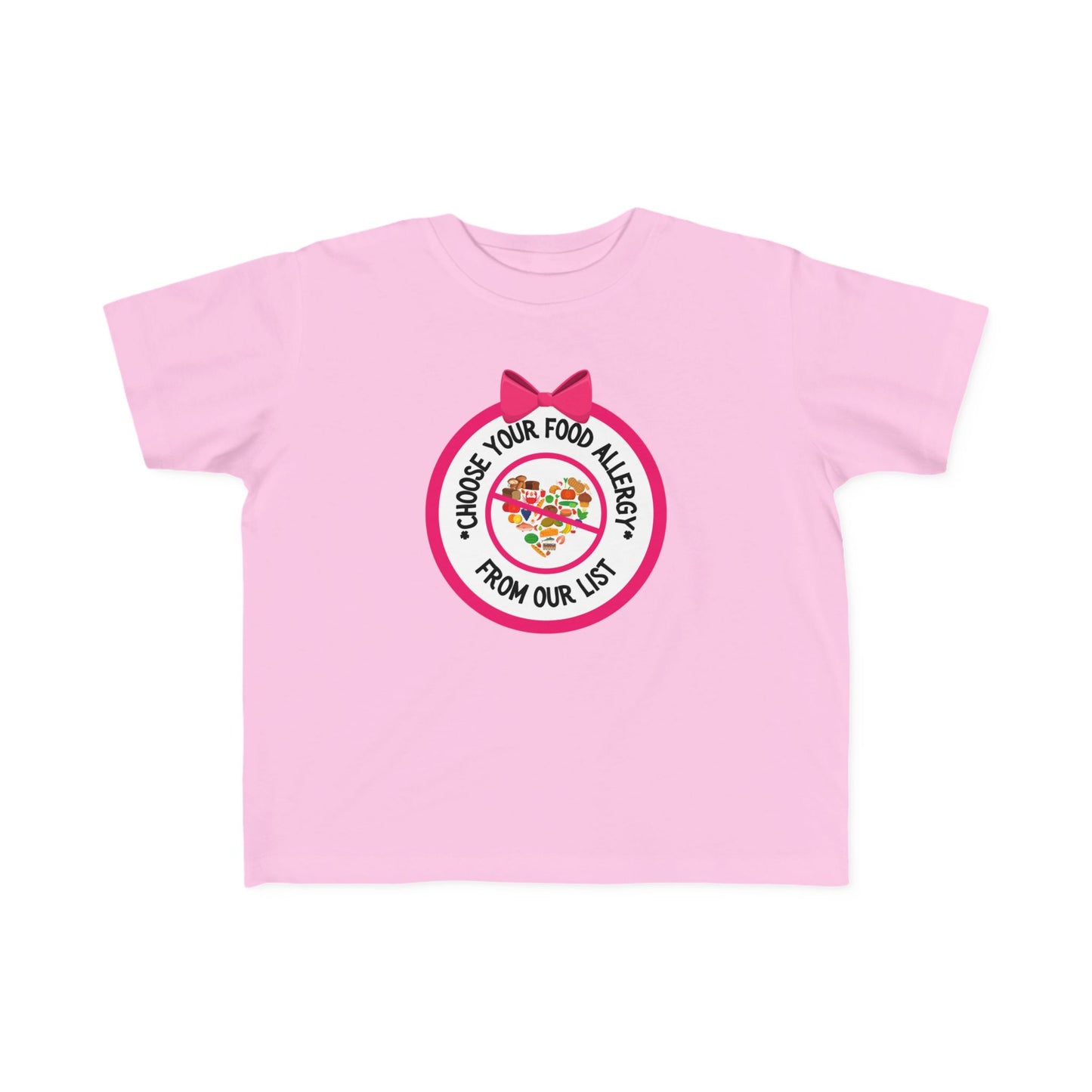 Other Food Allergies Pink Logo Toddler Tee