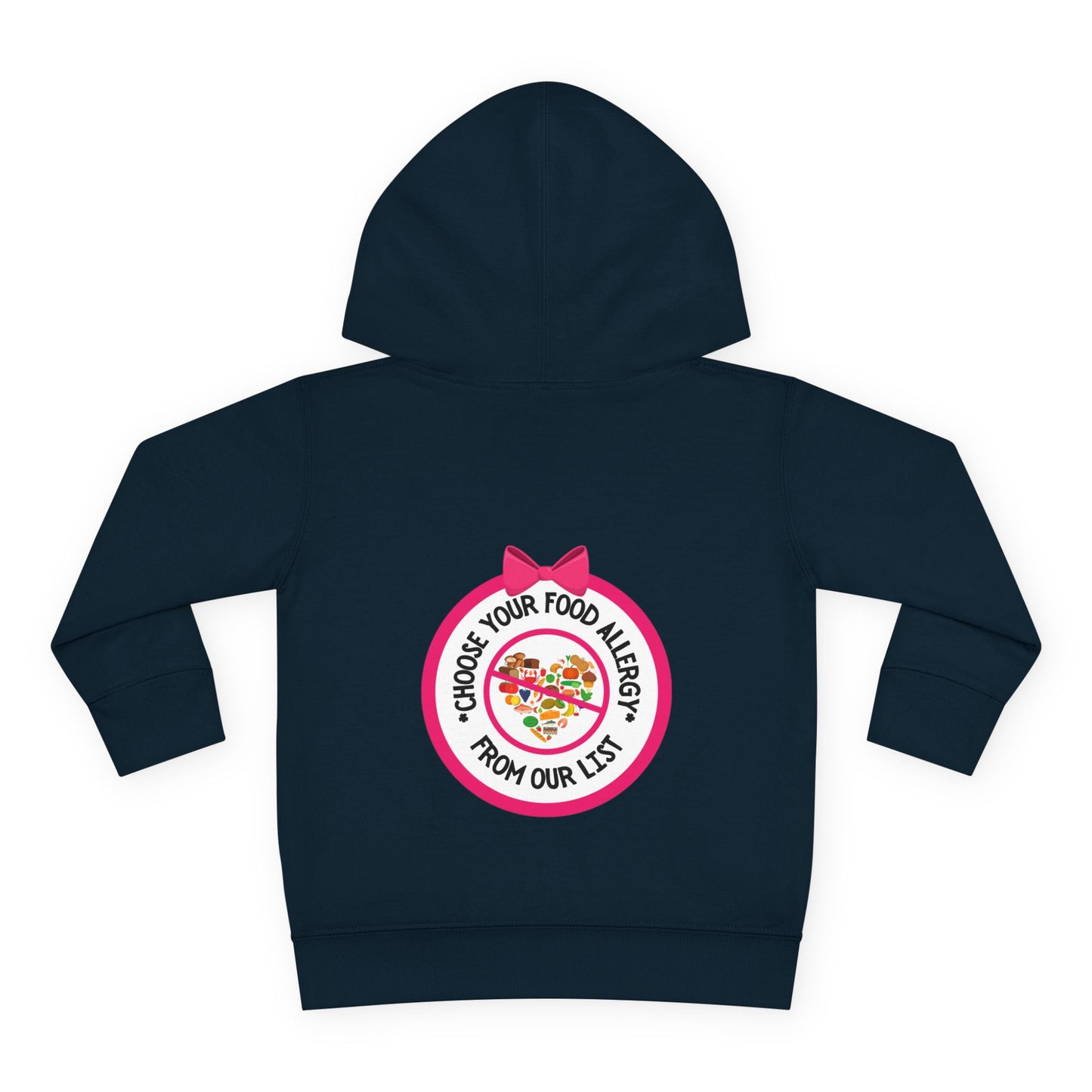 Other Food Allergies Pink Logo Toddler Hoodie