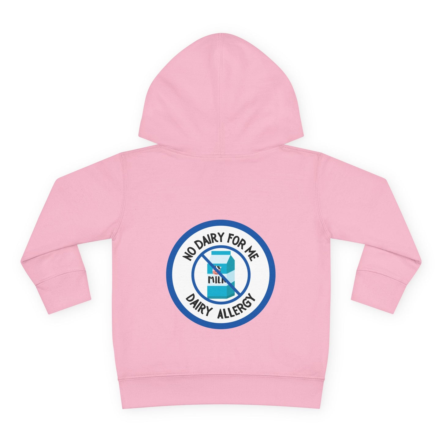 Dairy Allergy Blue Logo Toddler Hoodie