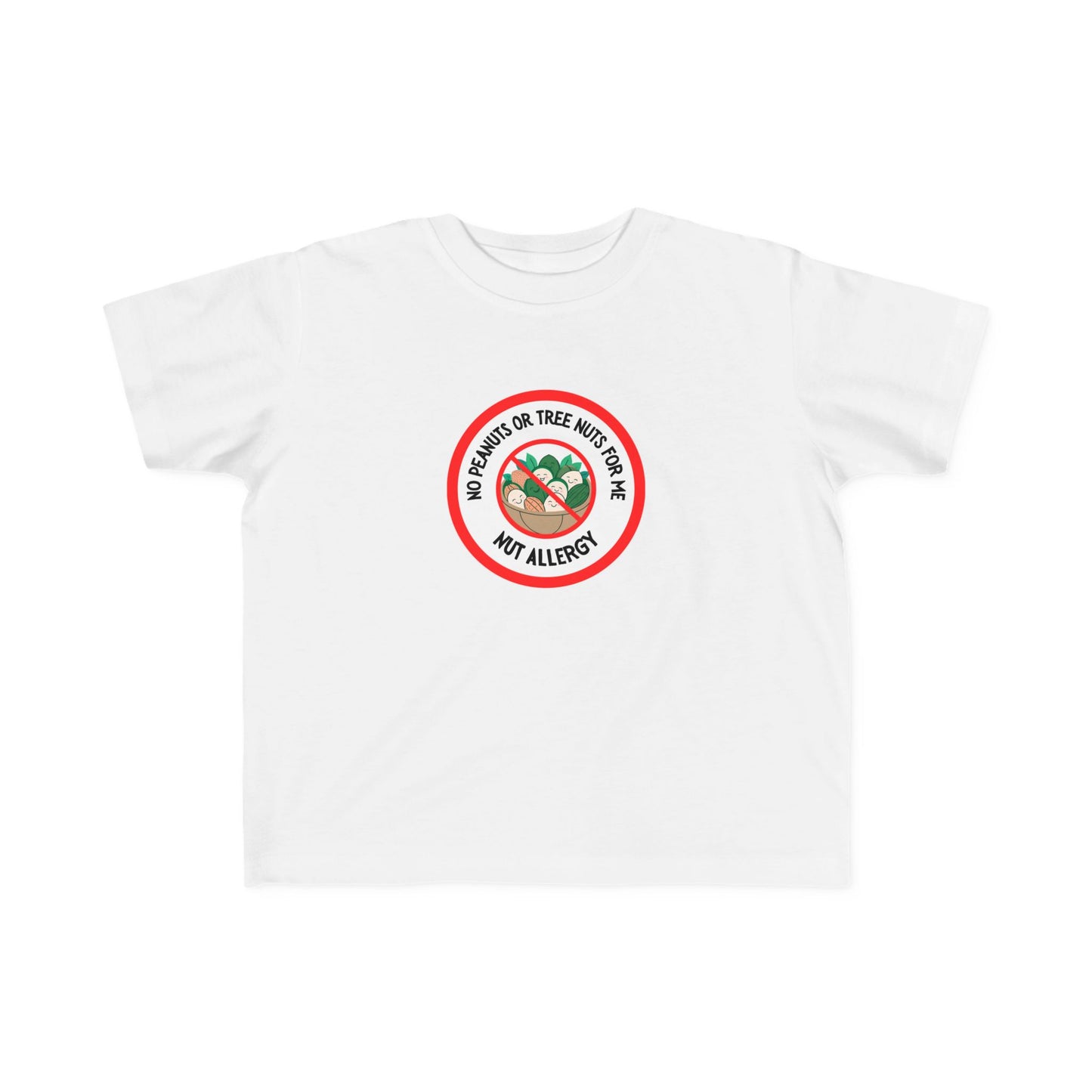 Nut Allergy Red Logo Toddler Tee