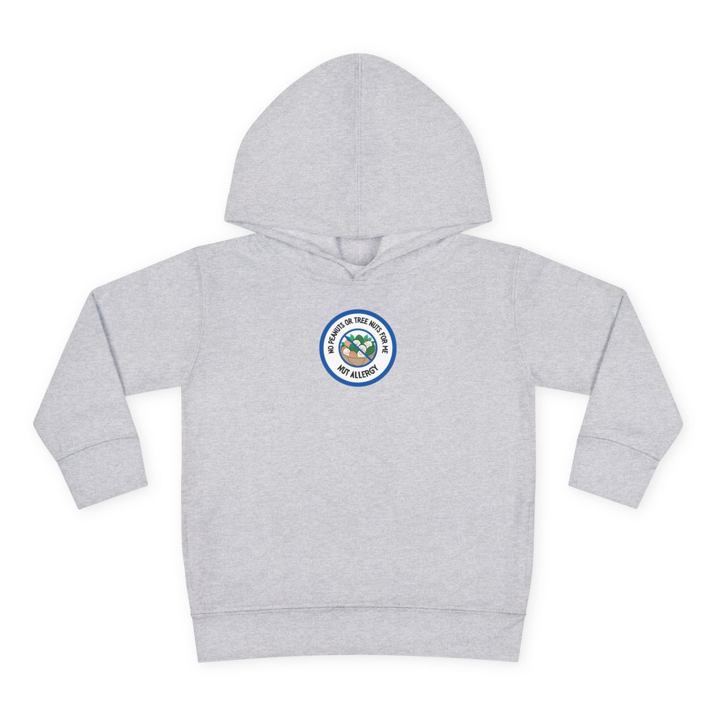 Nut Allergy Blue Logo Toddler Hoodie