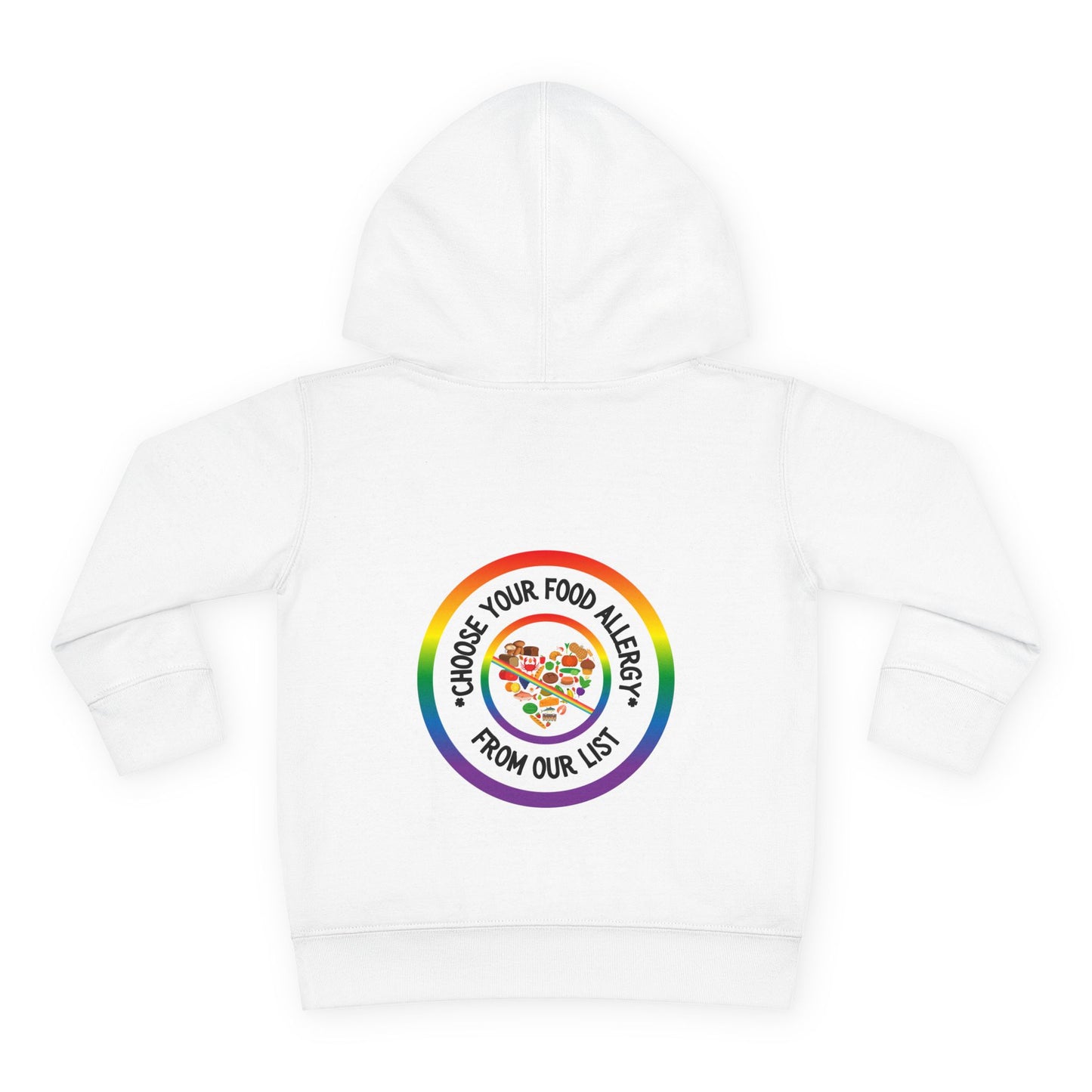 Other Food Allergies Rainbow Logo Toddler Hoodie