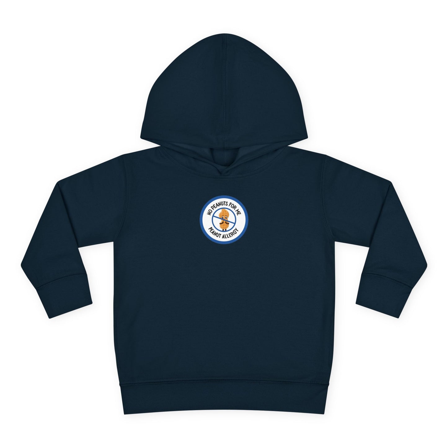 Peanut Allergy Blue Logo Toddler Hoodie