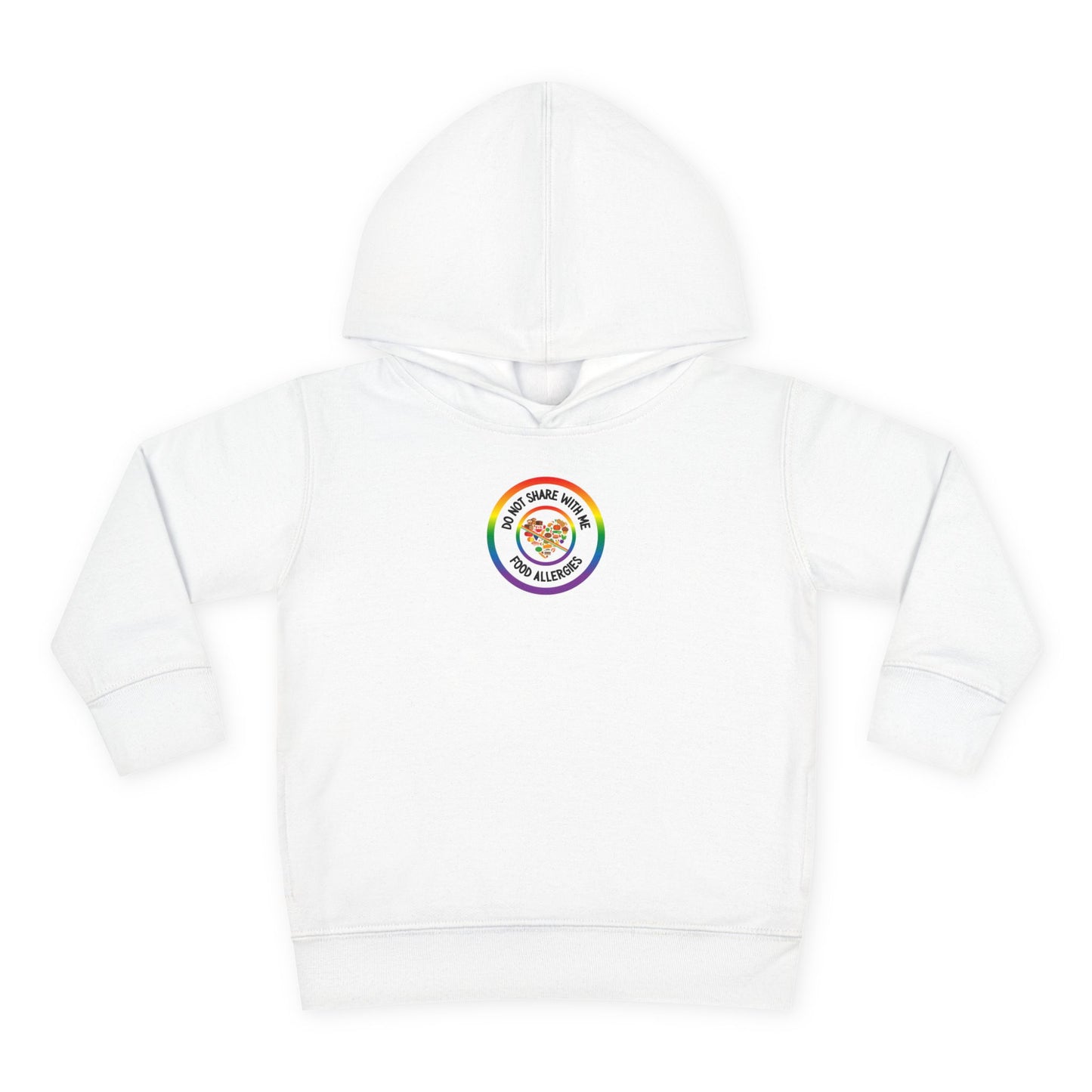 Multiple Allergies Rainbow Logo Toddler Hoodie