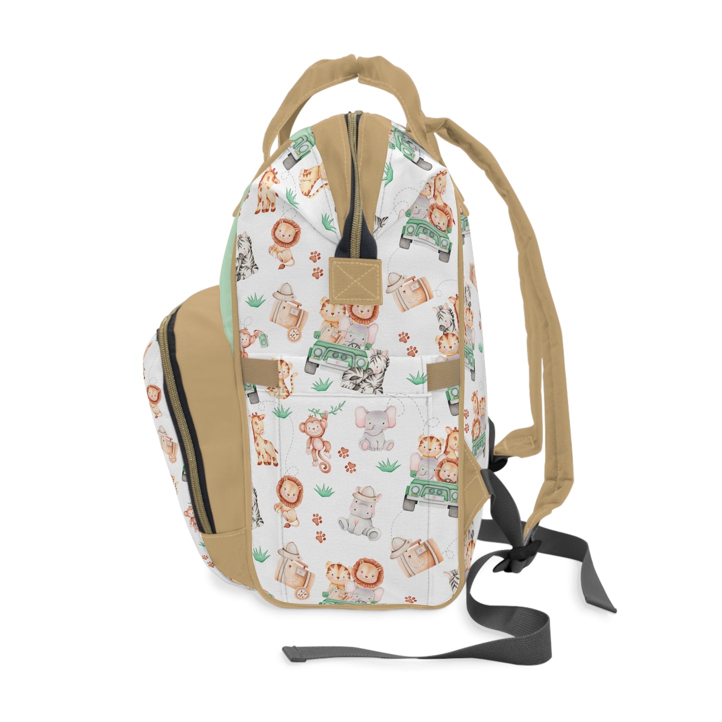 Safari Food Allergy Diaper Backpack