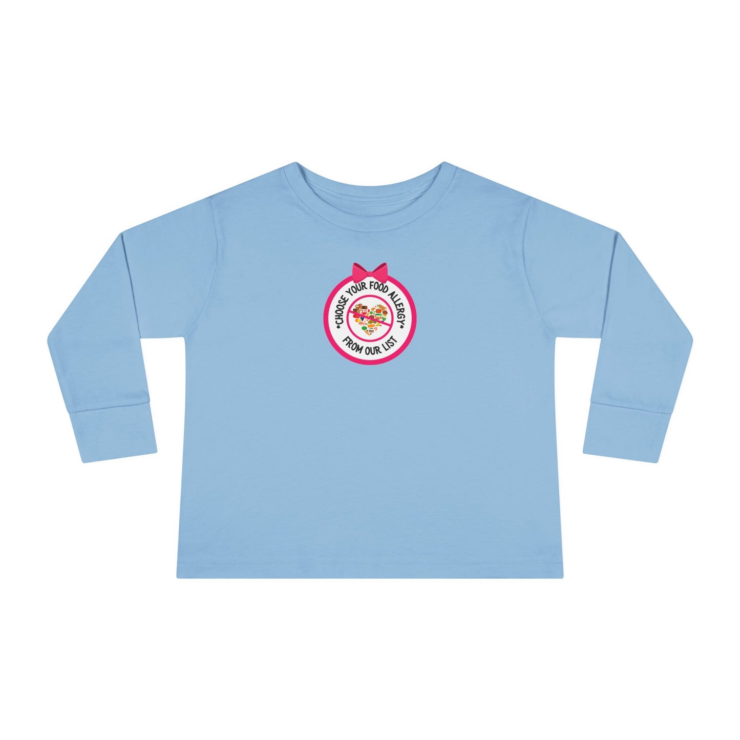 Other Food Allergies Pink Logo Toddler Long Sleeve