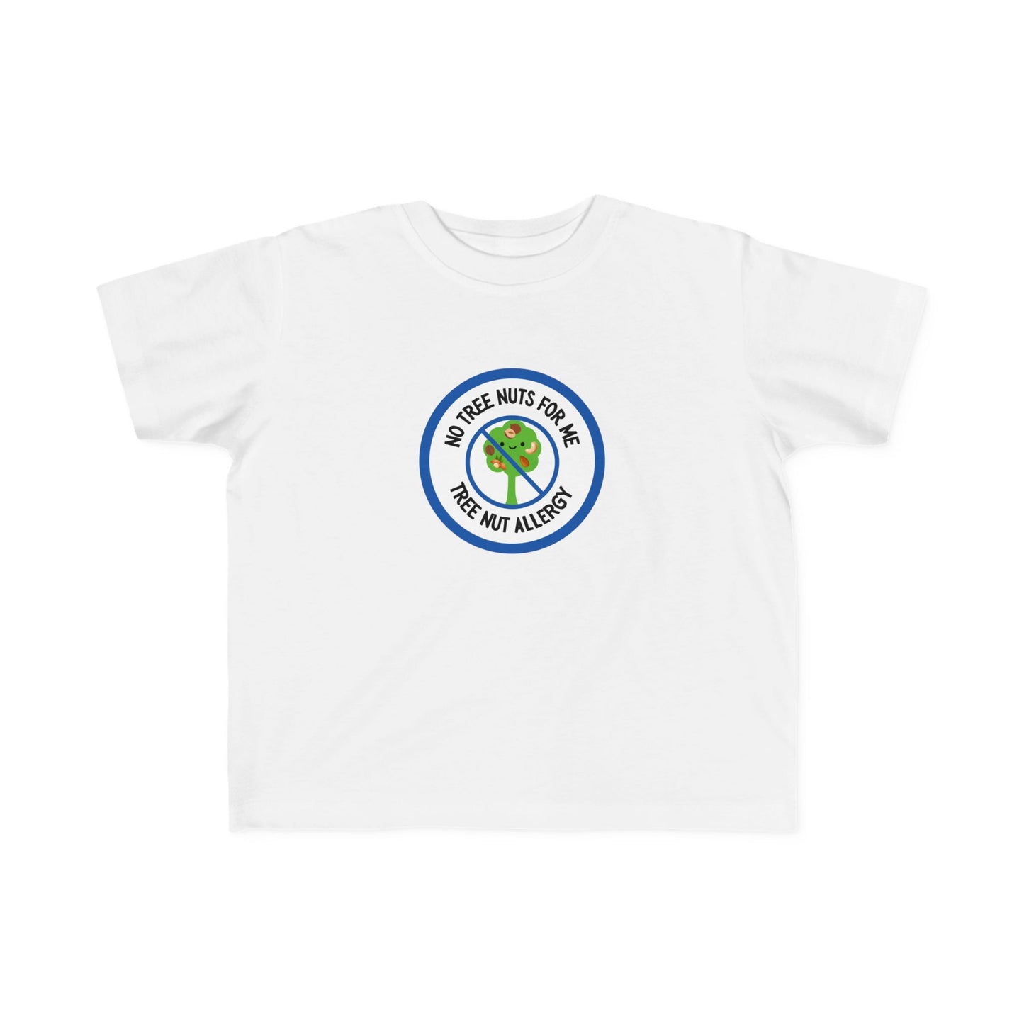 Tree Nut Allergy Blue Logo Toddler Tee