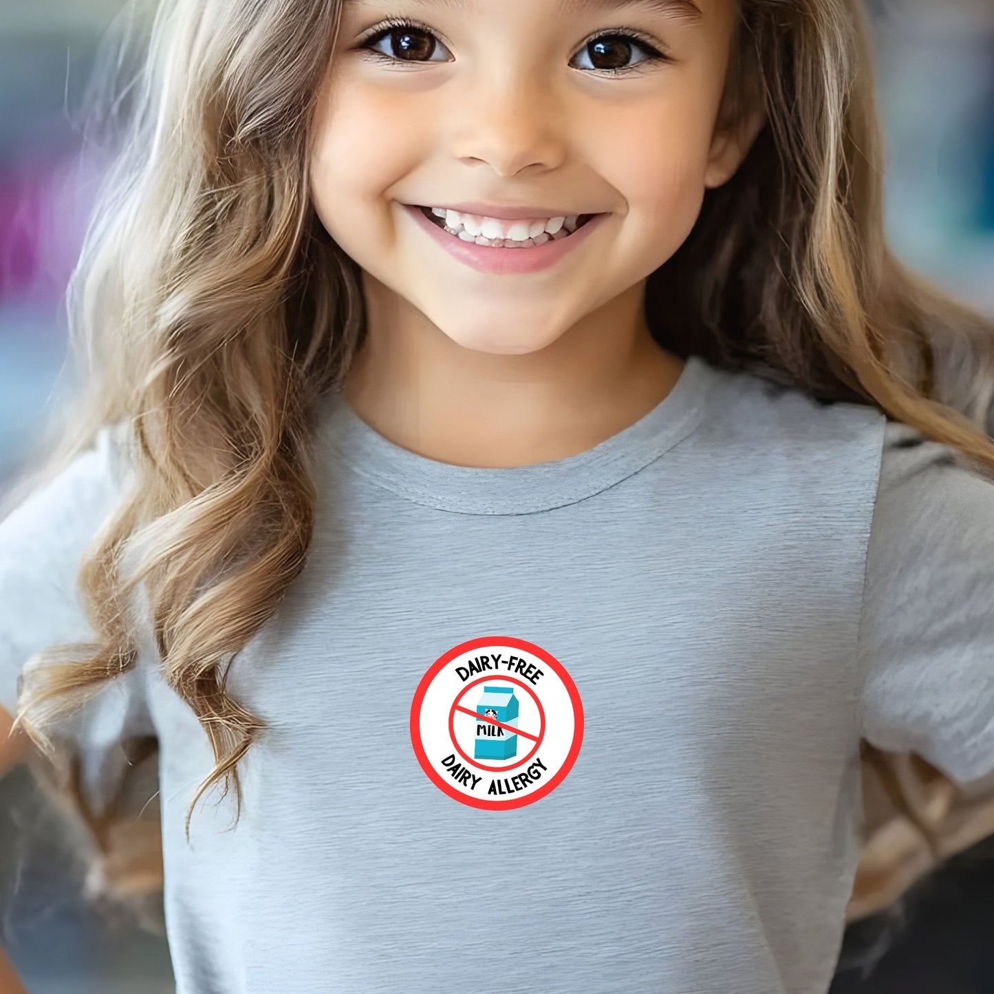 Dairy Allergy Red Logo Youth Tee