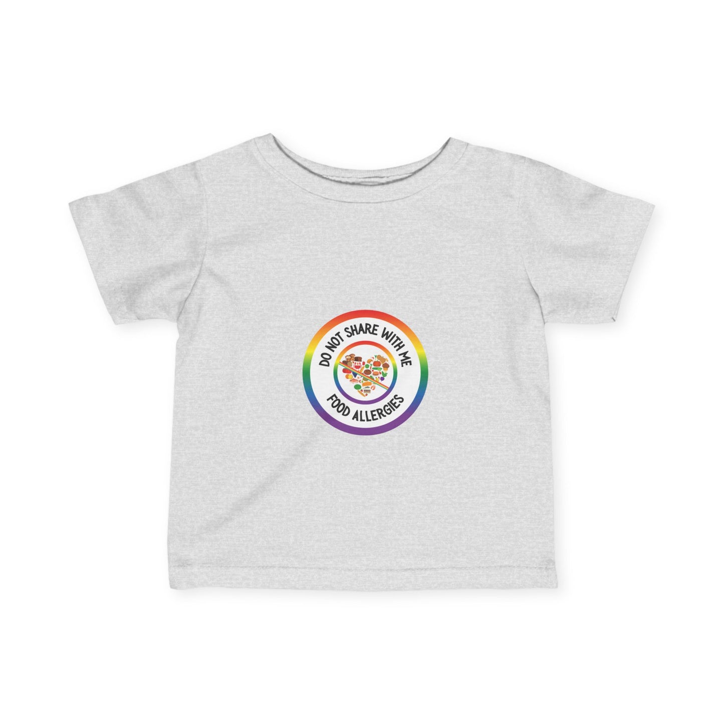 Multiple Allergies Rainbow Logo Baby Tee