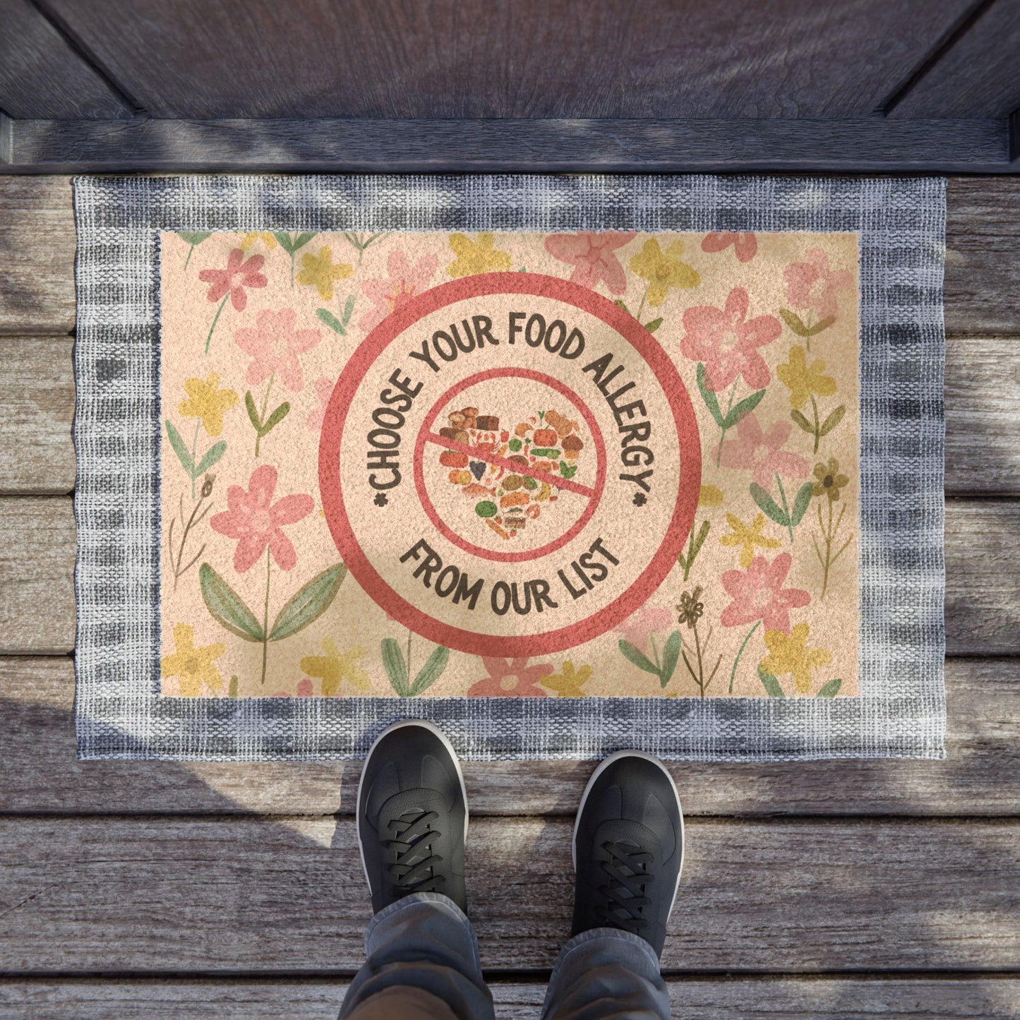 Spring Flowers Doormat