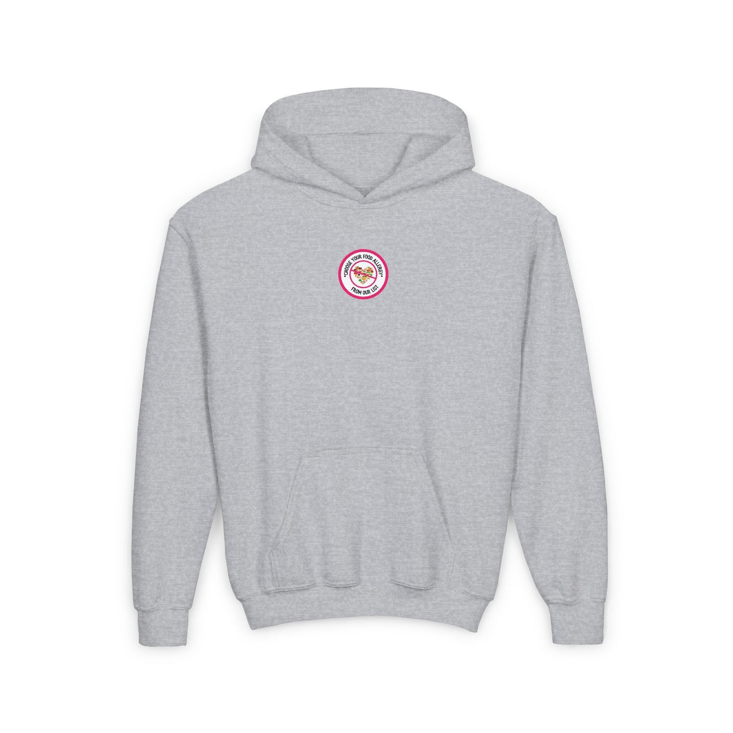Other Food Allergies Pink Logo Youth Hoodie