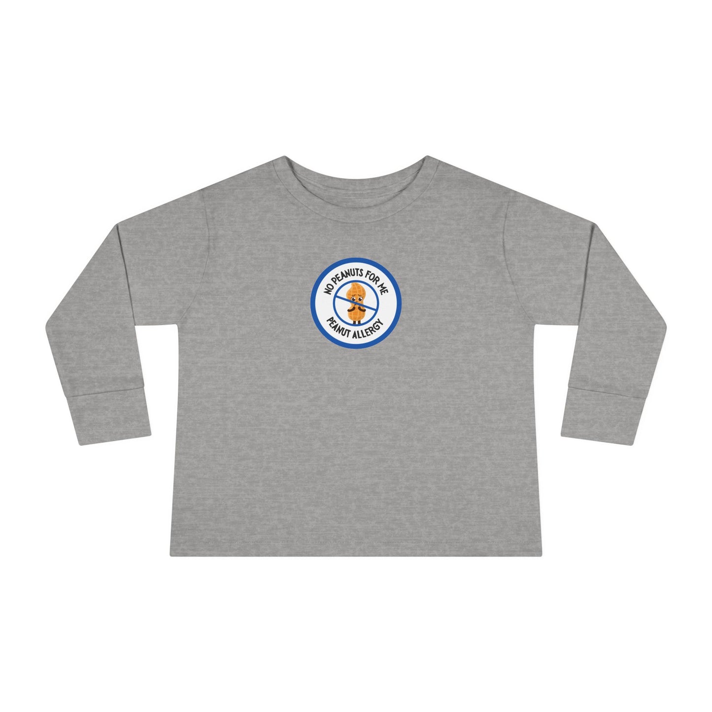 Peanut Allergy Blue Logo Toddler Long Sleeve