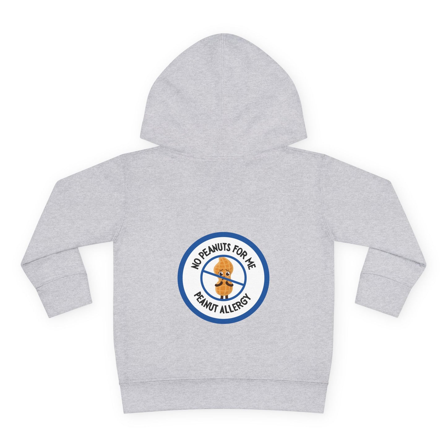Peanut Allergy Blue Logo Toddler Hoodie
