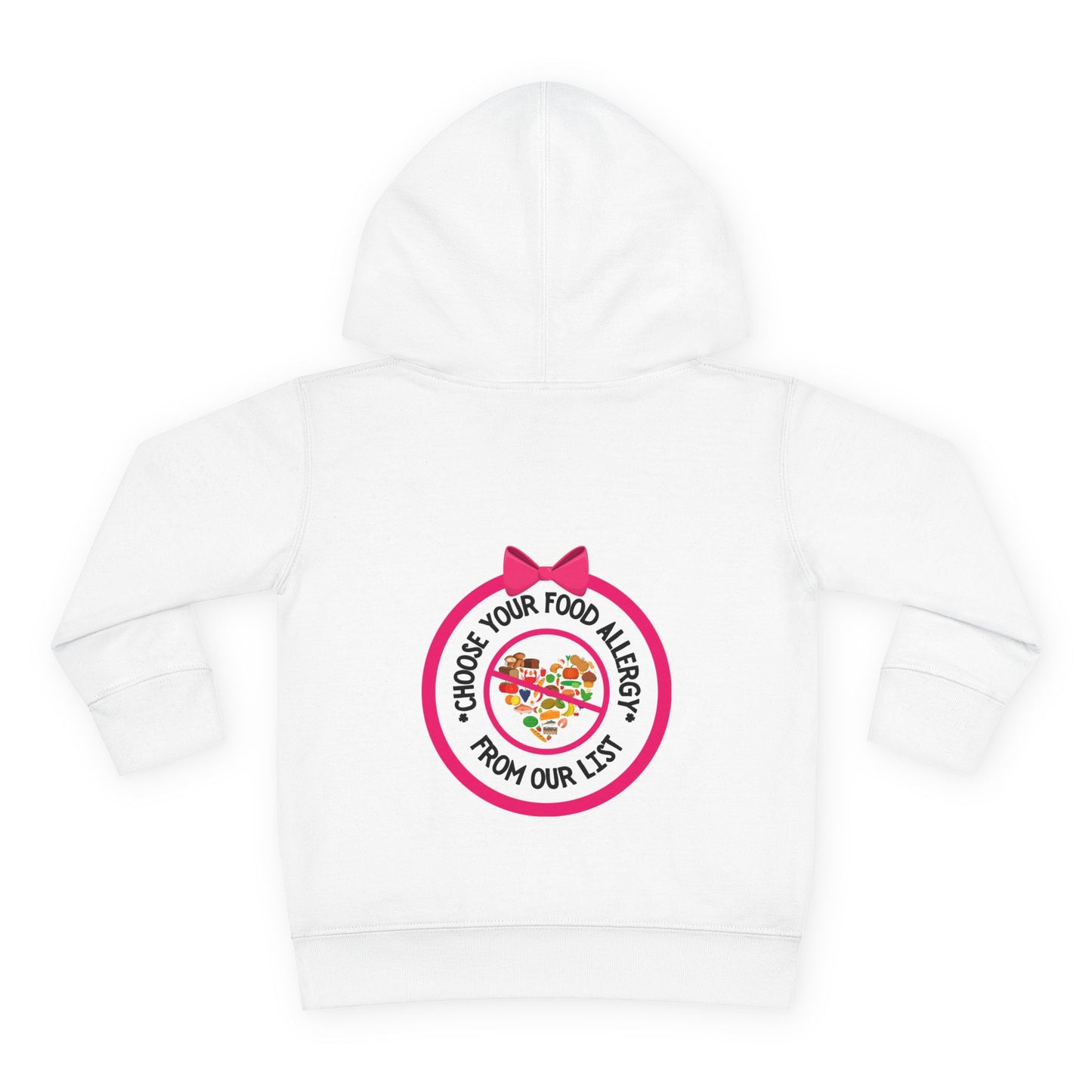 Other Food Allergies Pink Logo Toddler Hoodie