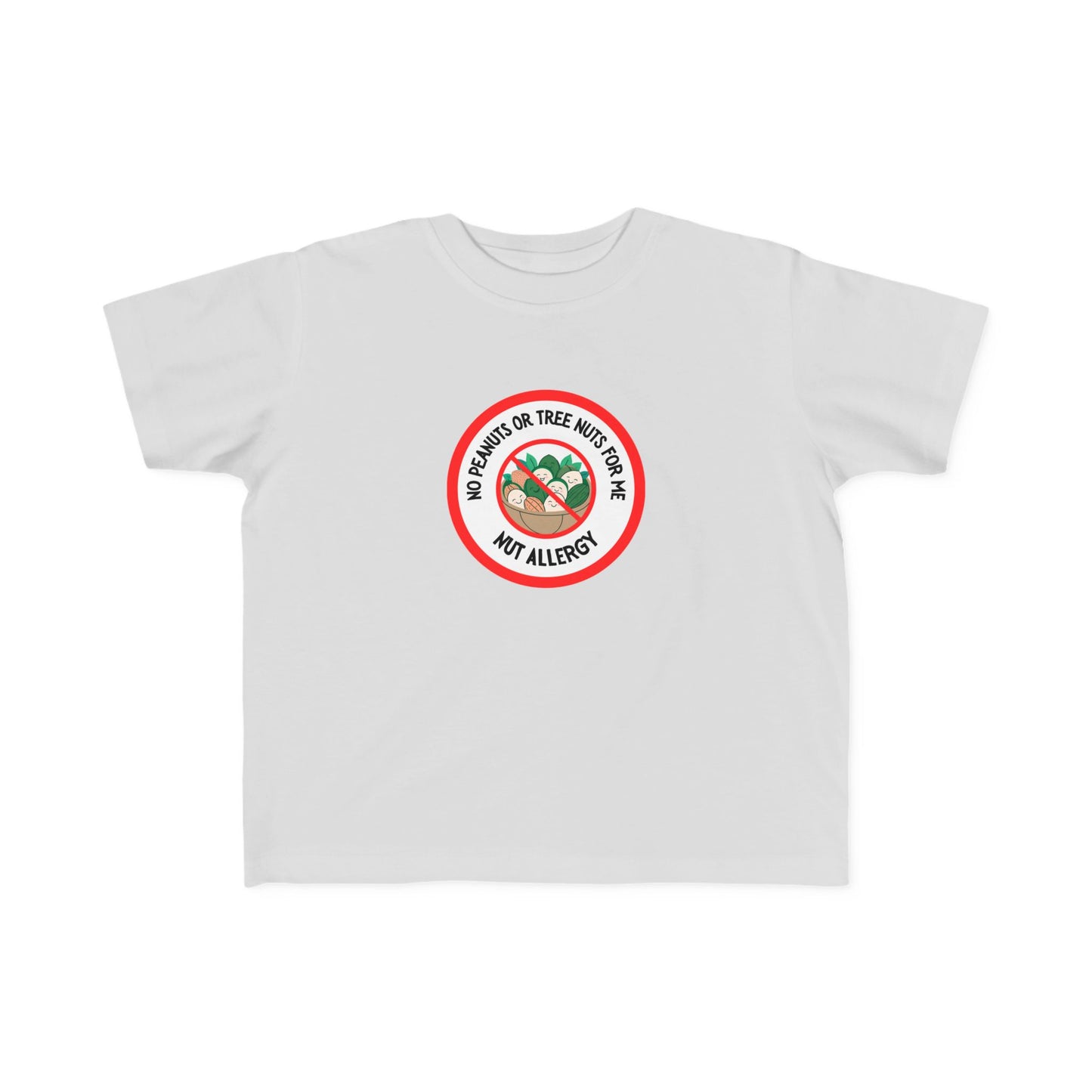 Nut Allergy Red Logo Toddler Tee
