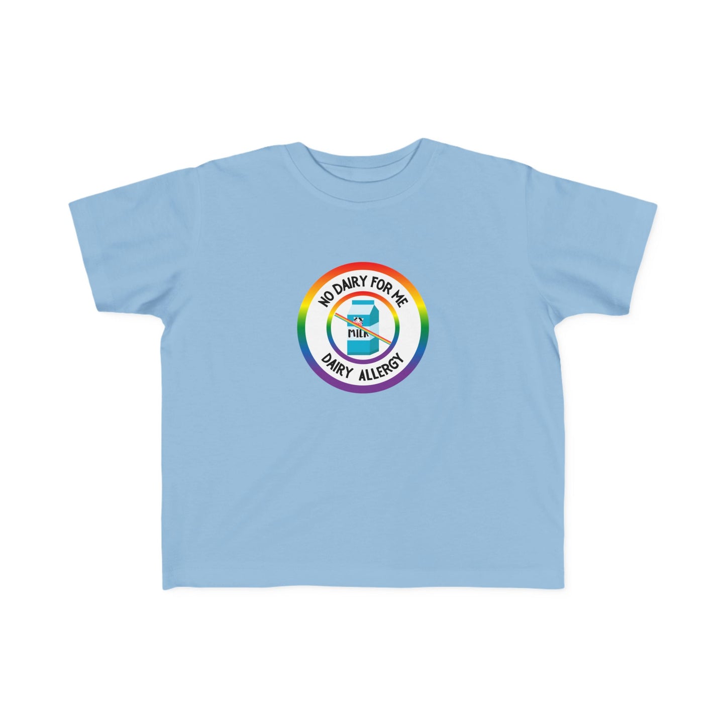 Dairy Allergy Rainbow Logo Toddler Tee