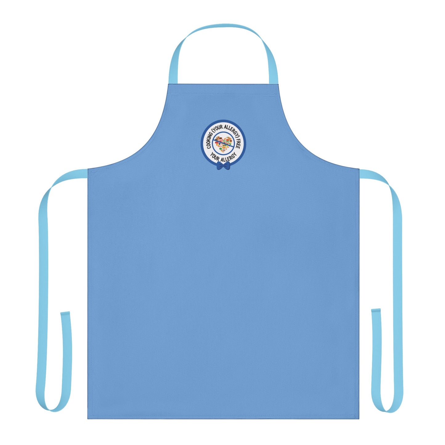 Blue Logo Food Allergy Apron