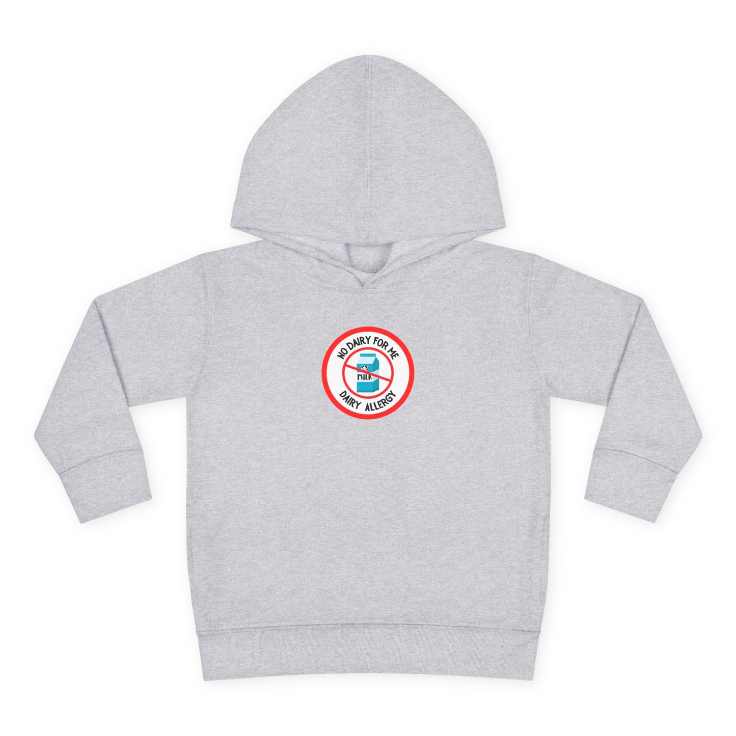 Dairy Allergy Red Logo Toddler Hoodie