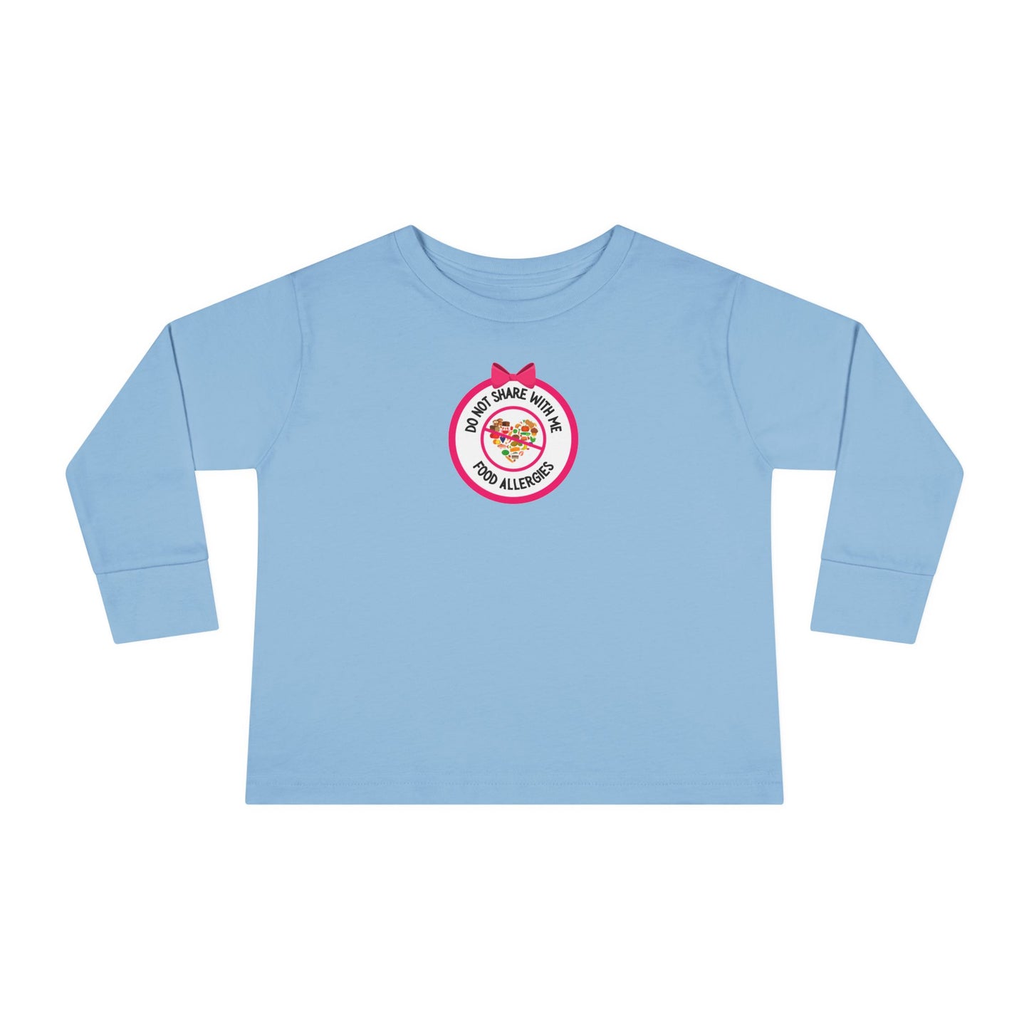 Multiple Allergies Pink Logo Toddler Long Sleeve