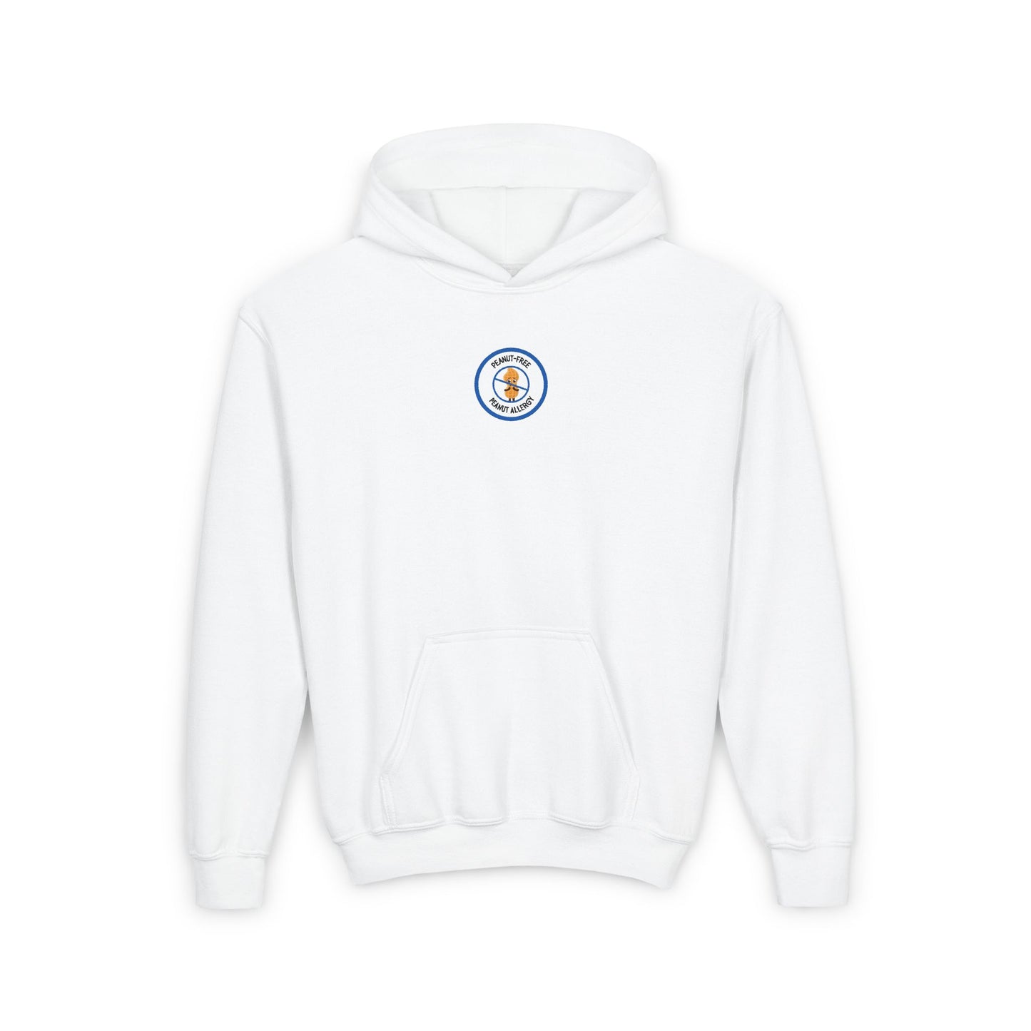 Peanut Allergy Blue Logo Youth Hoodie