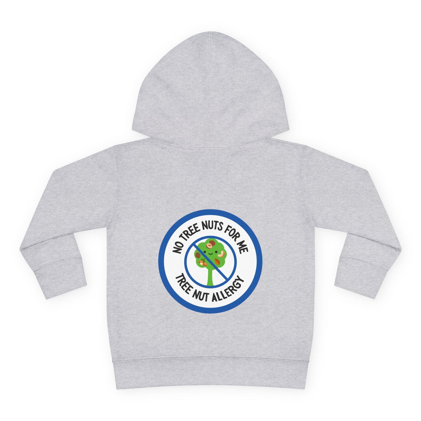 Tree Nut Allergy Blue Logo Toddler Hoodie