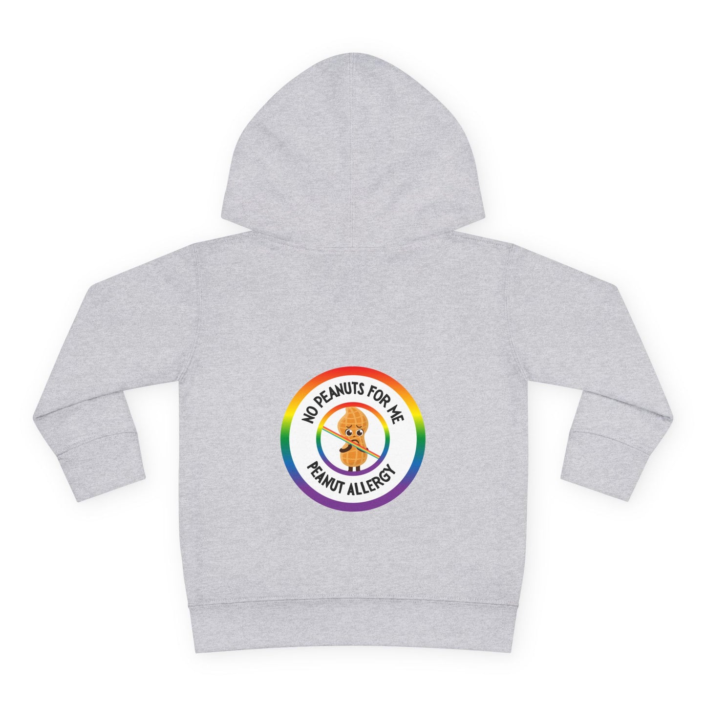 Peanut Allergy Rainbow Logo Toddler Hoodie