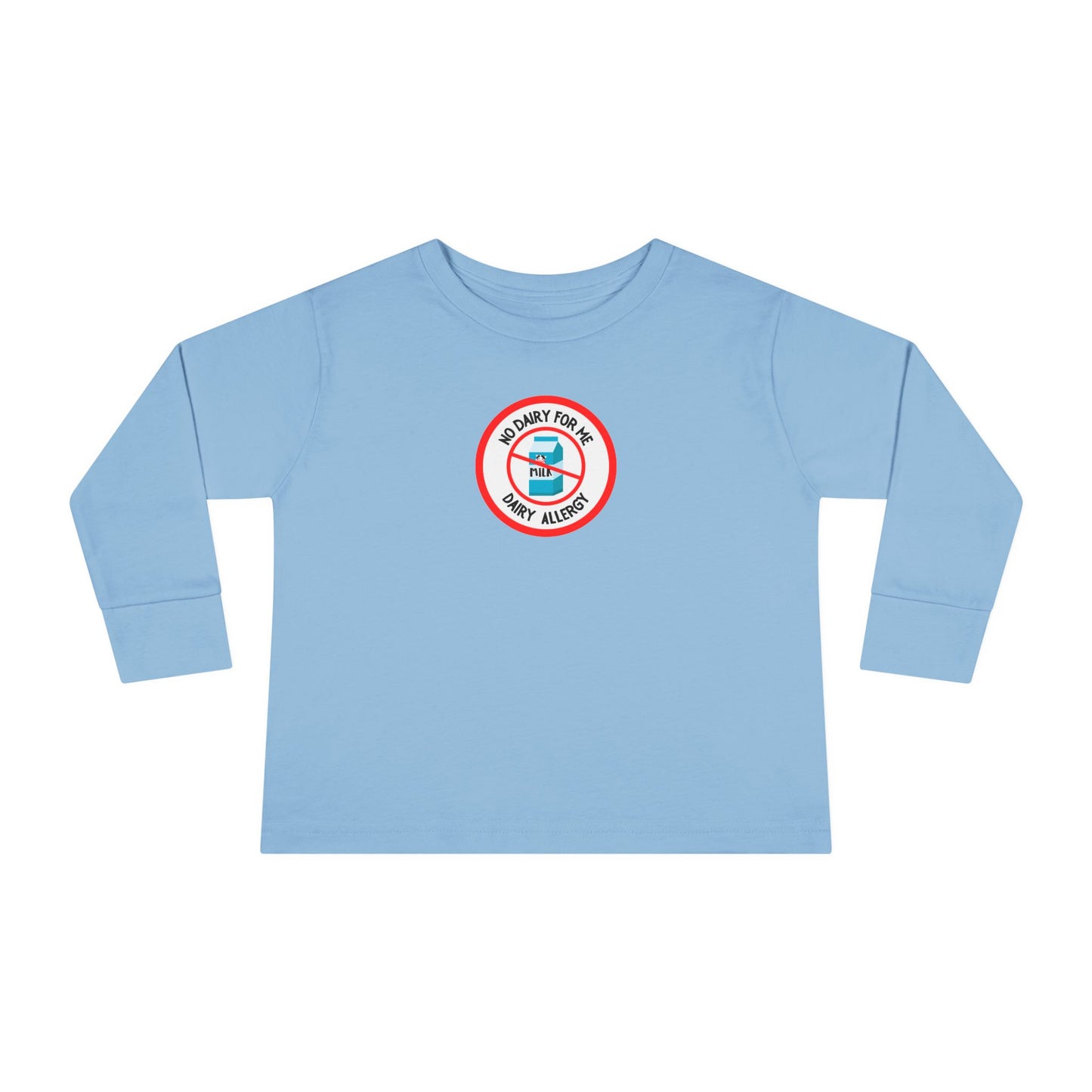 Dairy Allergy Red Logo Toddler Long Sleeve