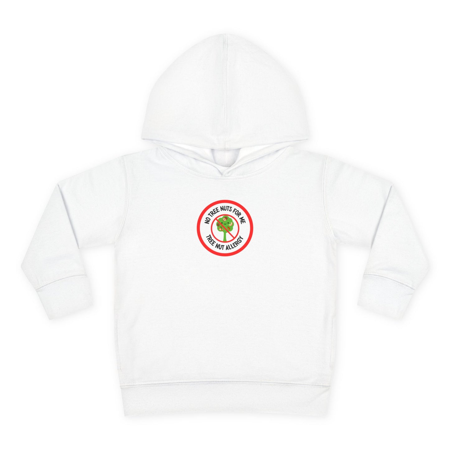 Tree Nut Allergy Red Logo Toddler Hoodie