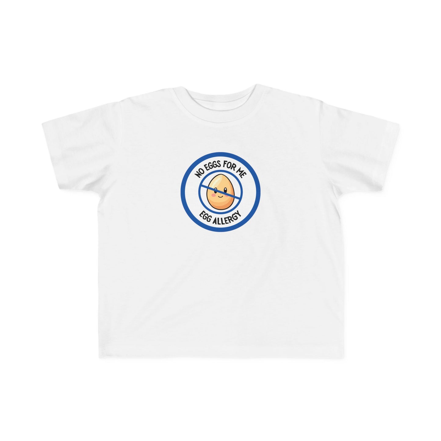 Egg Allergy Blue Logo Toddler Tee