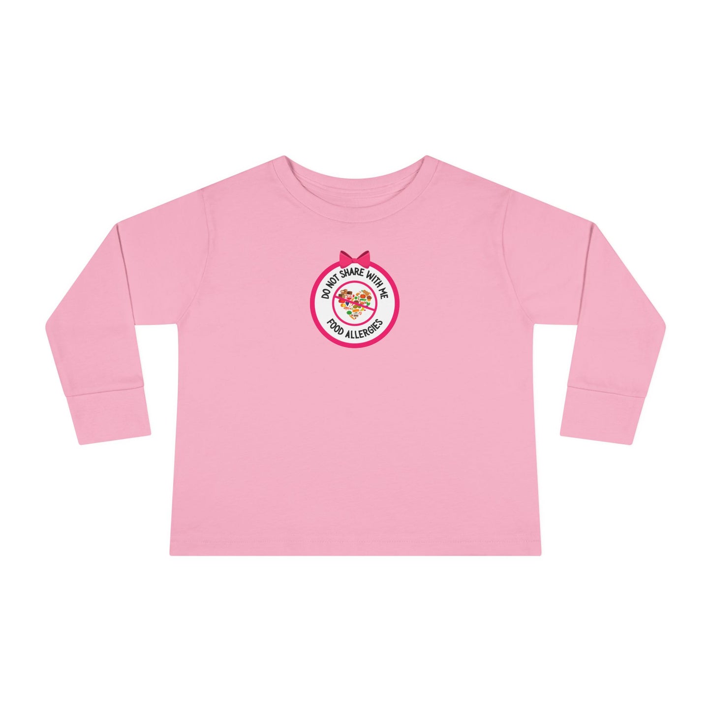Multiple Allergies Pink Logo Toddler Long Sleeve