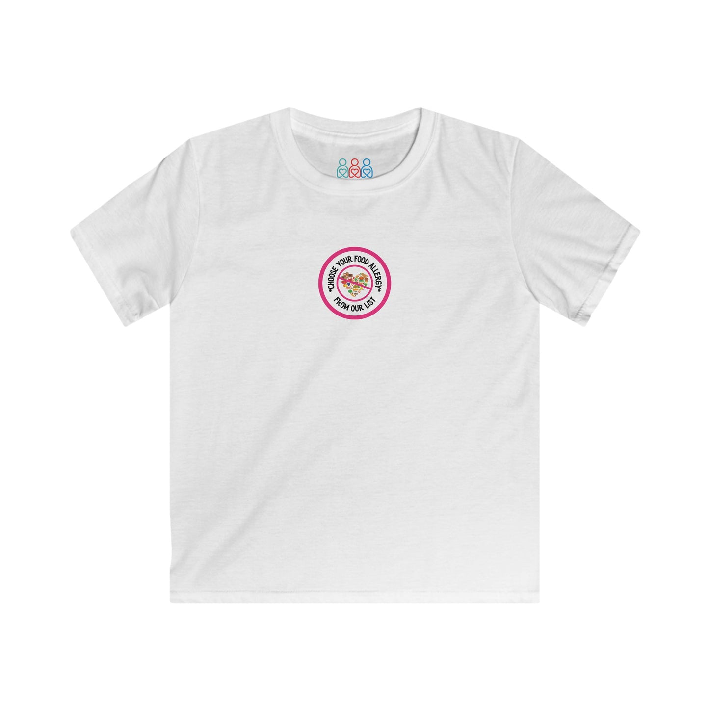 Other Food Allergies Pink Logo Youth Tee