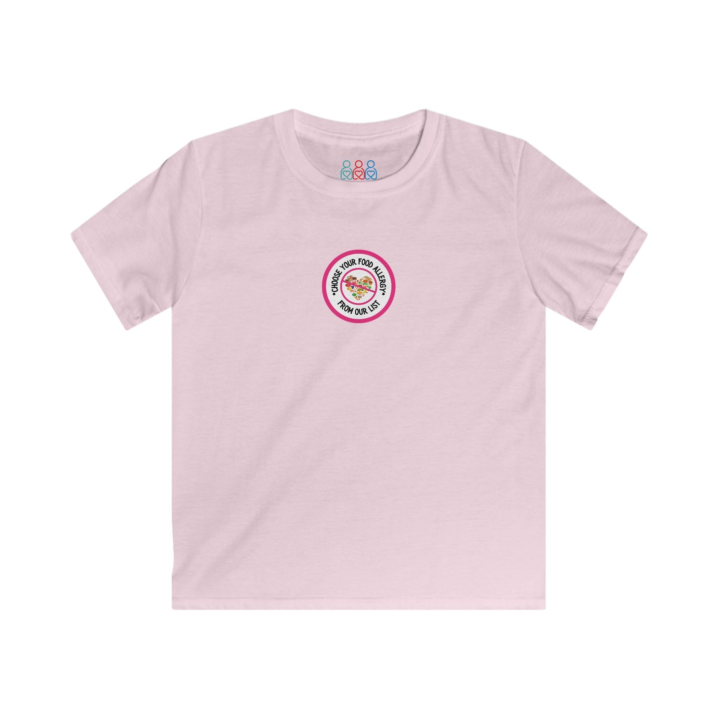 Other Food Allergies Pink Logo Youth Tee