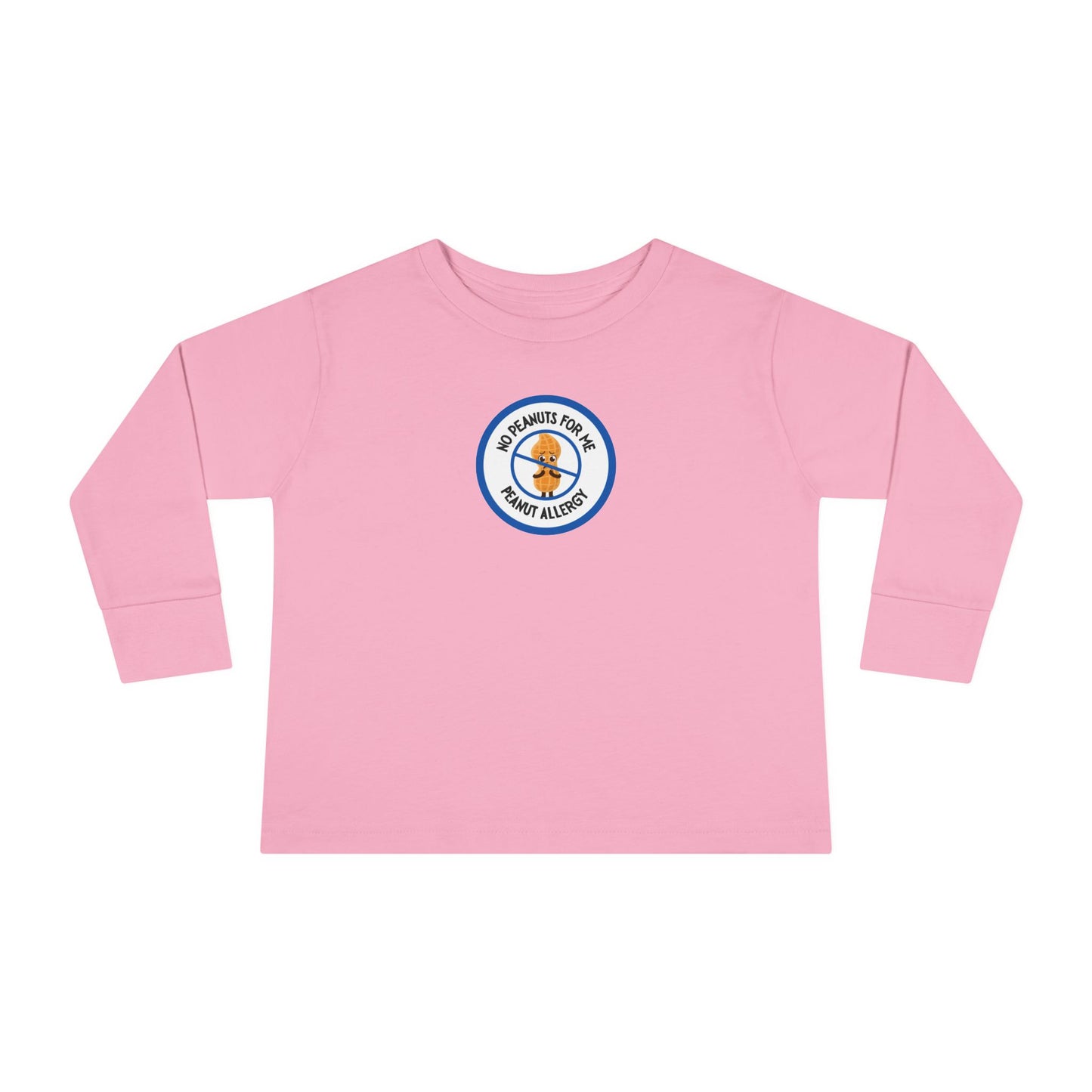 Peanut Allergy Blue Logo Toddler Long Sleeve