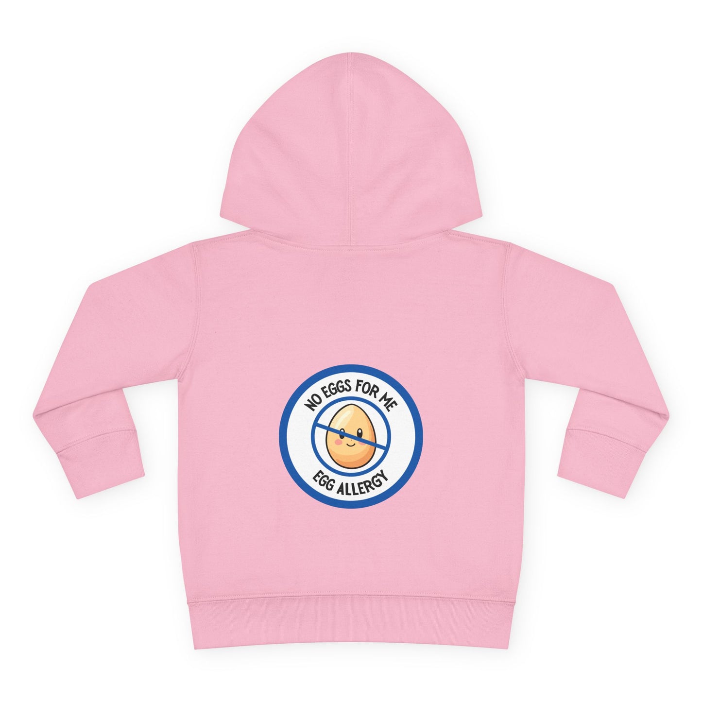 Egg Allergy Blue Logo Toddler Hoodie