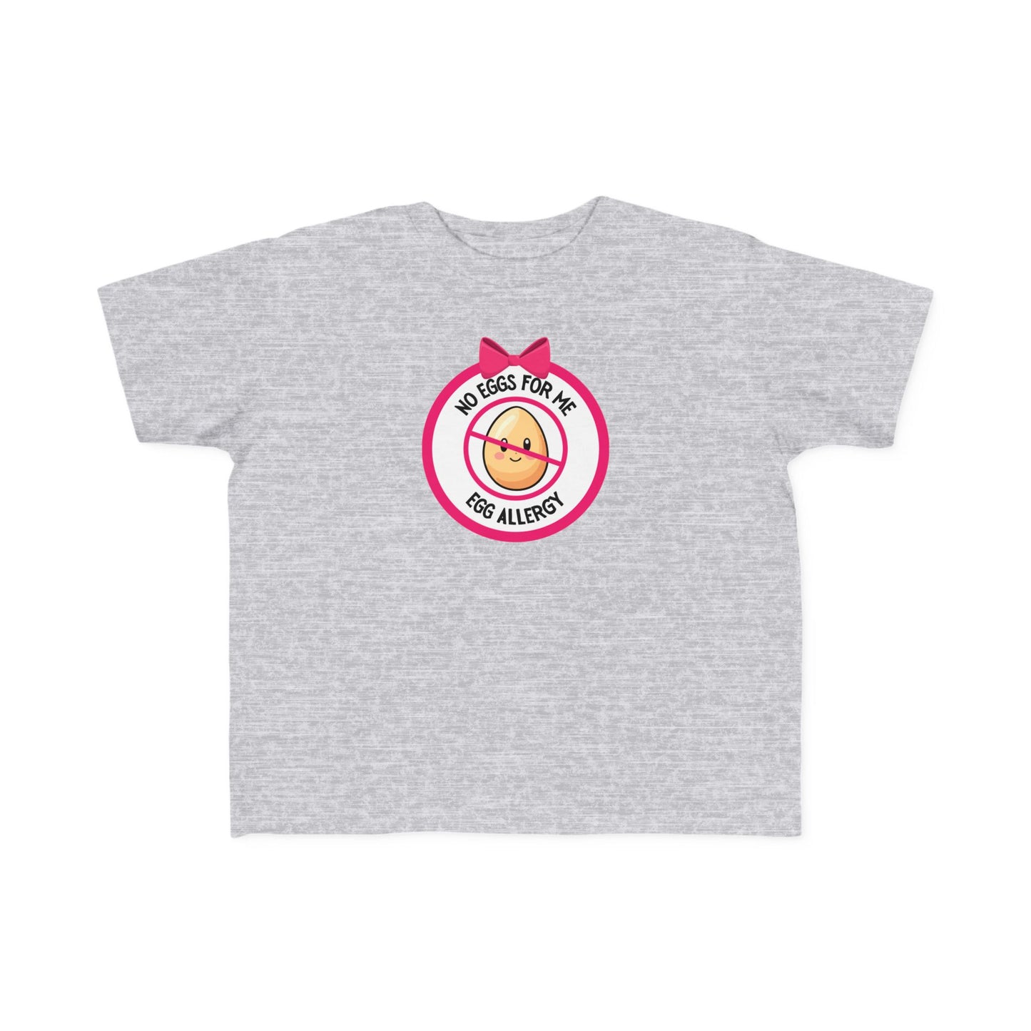 Egg Allergy Pink Logo Toddler Tee