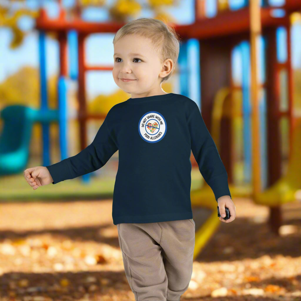 Multiple Allergies Blue Logo Toddler Long Sleeve