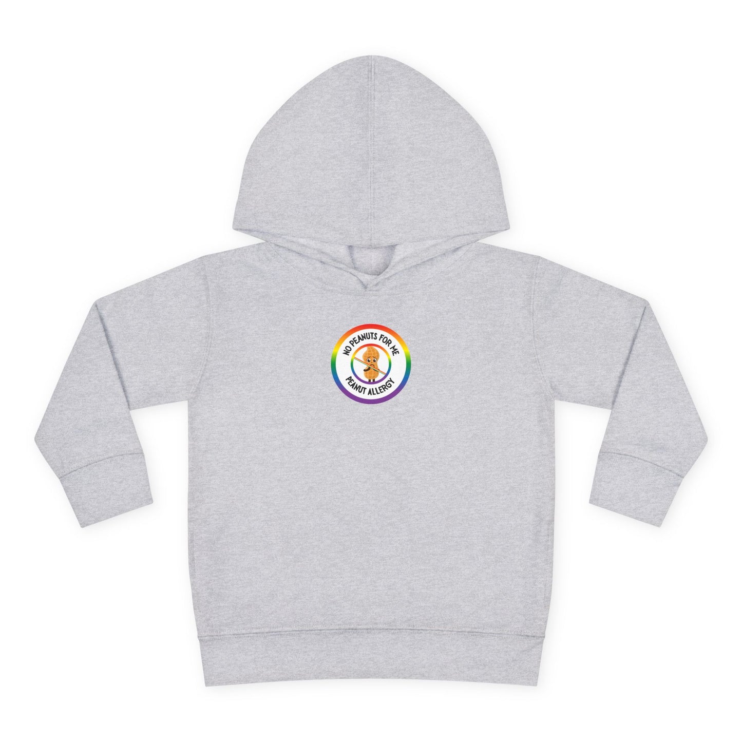 Peanut Allergy Rainbow Logo Toddler Hoodie