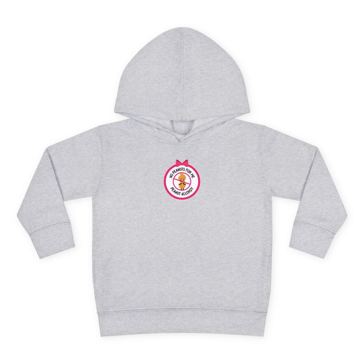 Peanut Allergy Pink Logo Toddler Hoodie