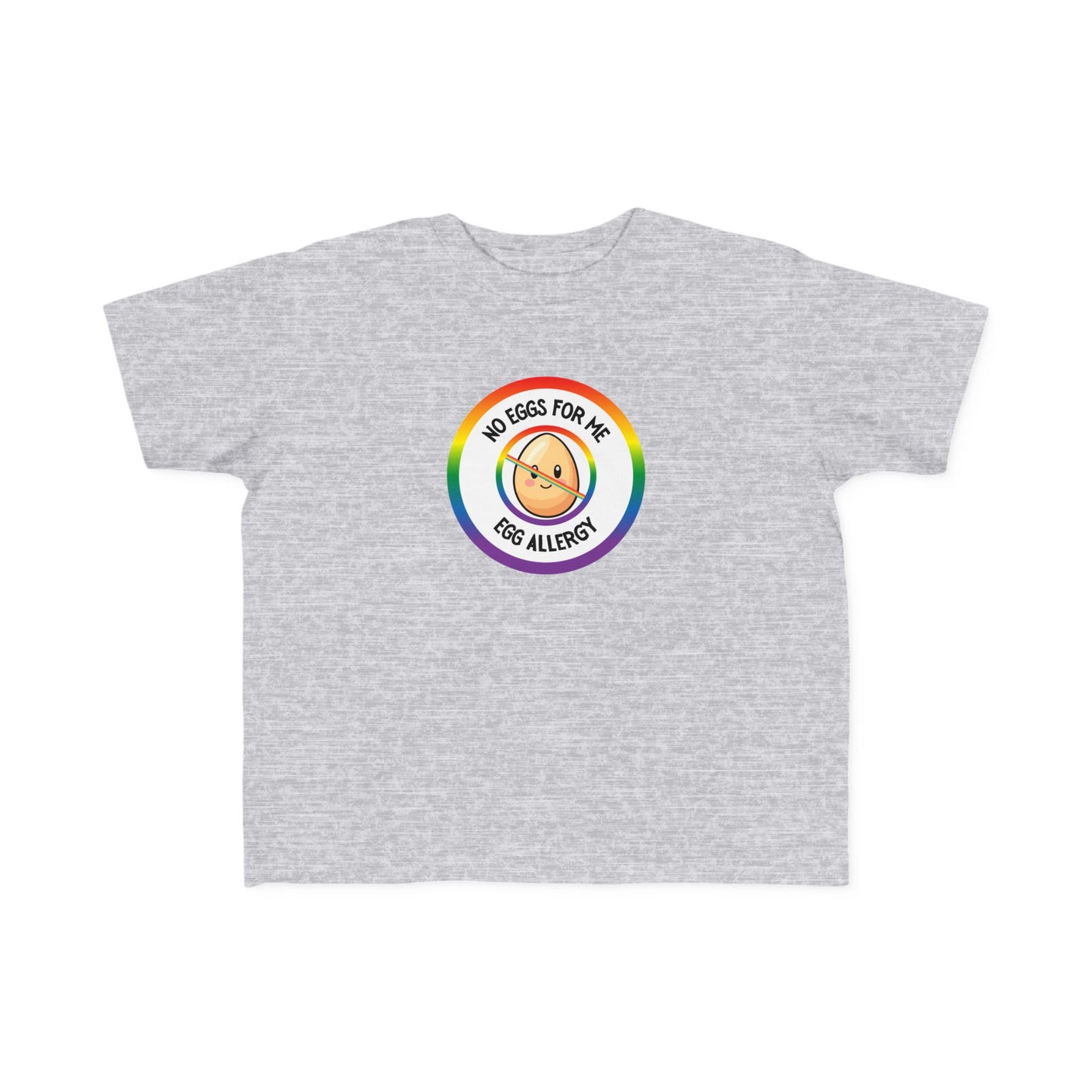 Egg Allergy Rainbow Logo Toddler Tee