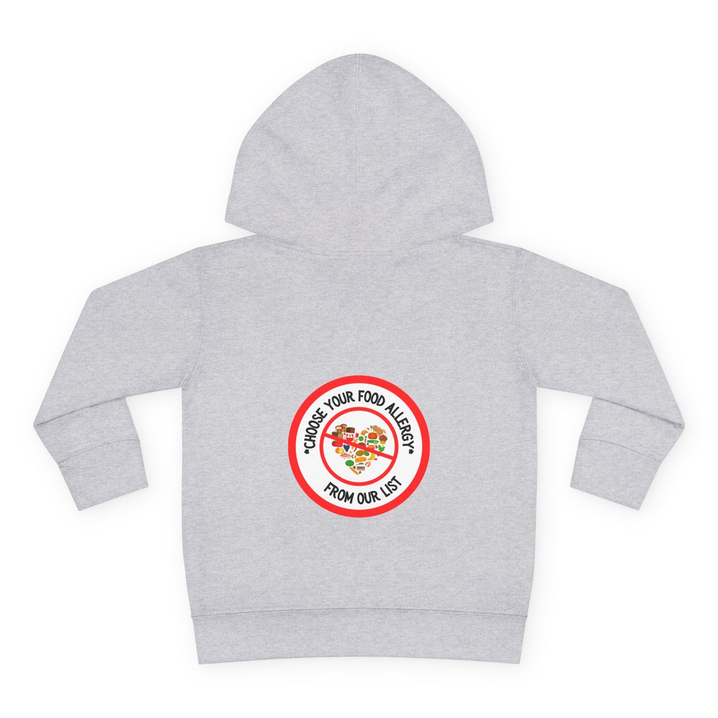 Other Food Allergies Red Logo Toddler Hoodie