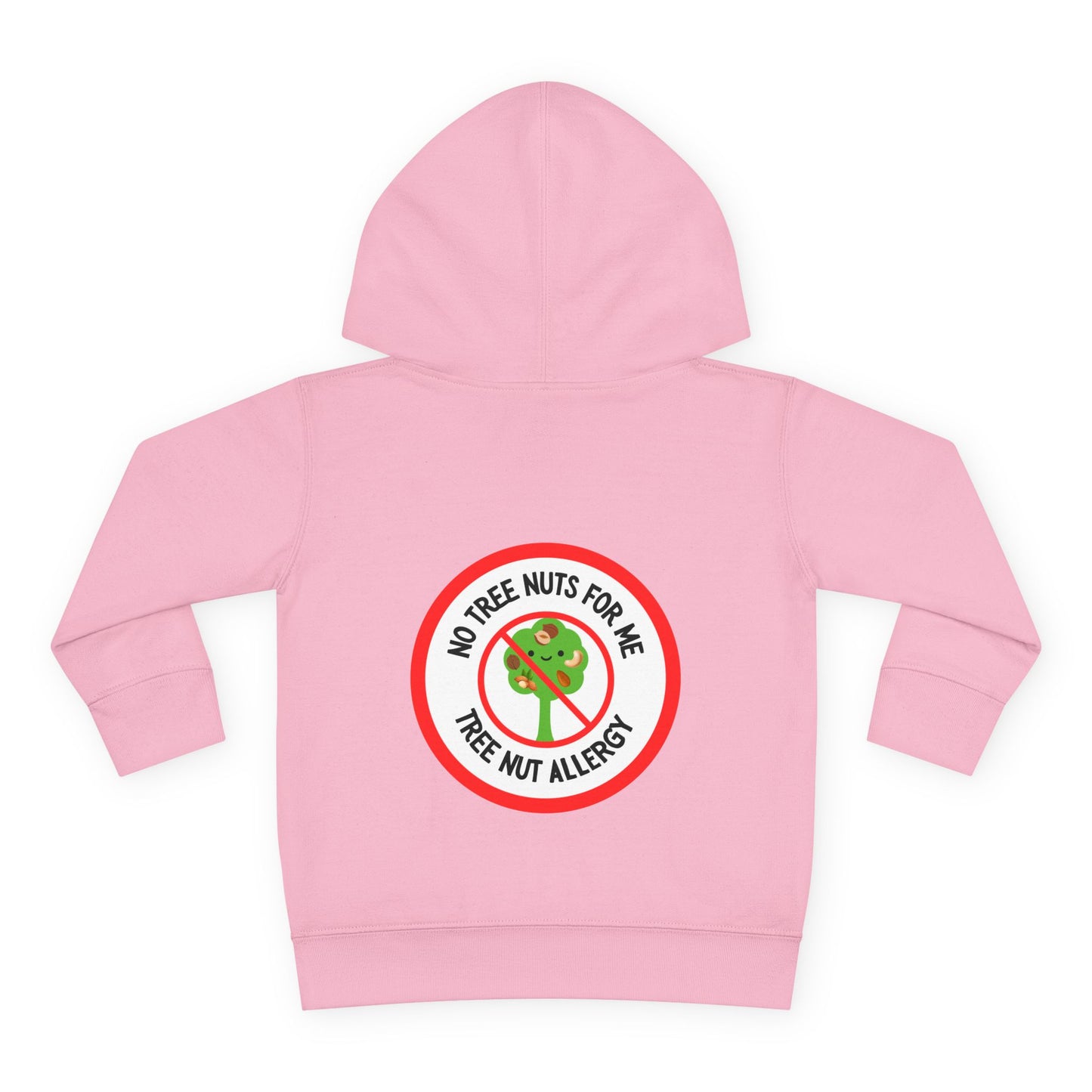 Tree Nut Allergy Red Logo Toddler Hoodie