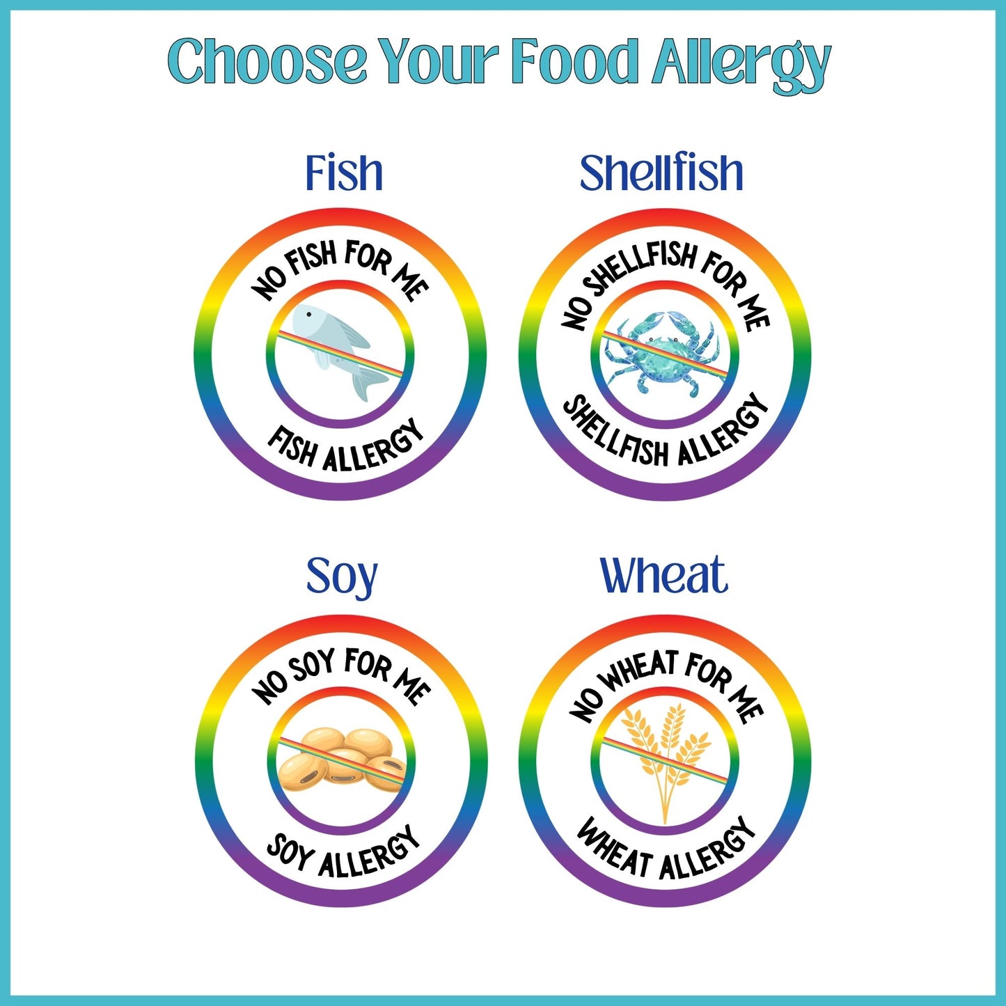 Other Food Allergies Rainbow Logo Toddler Hoodie