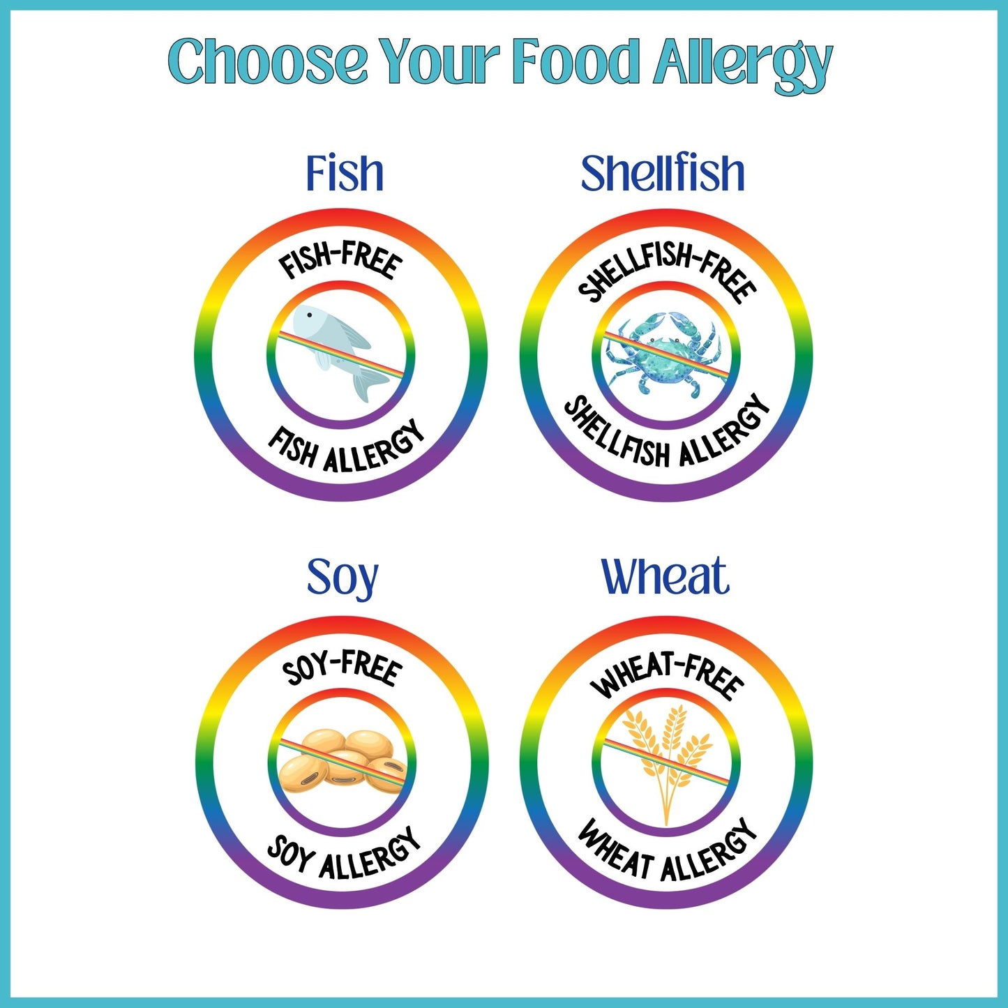 Other Food Allergies Rainbow Logo Youth Hoodie