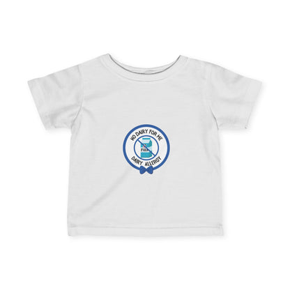 Dairy Allergy Blue Logo Baby Tee