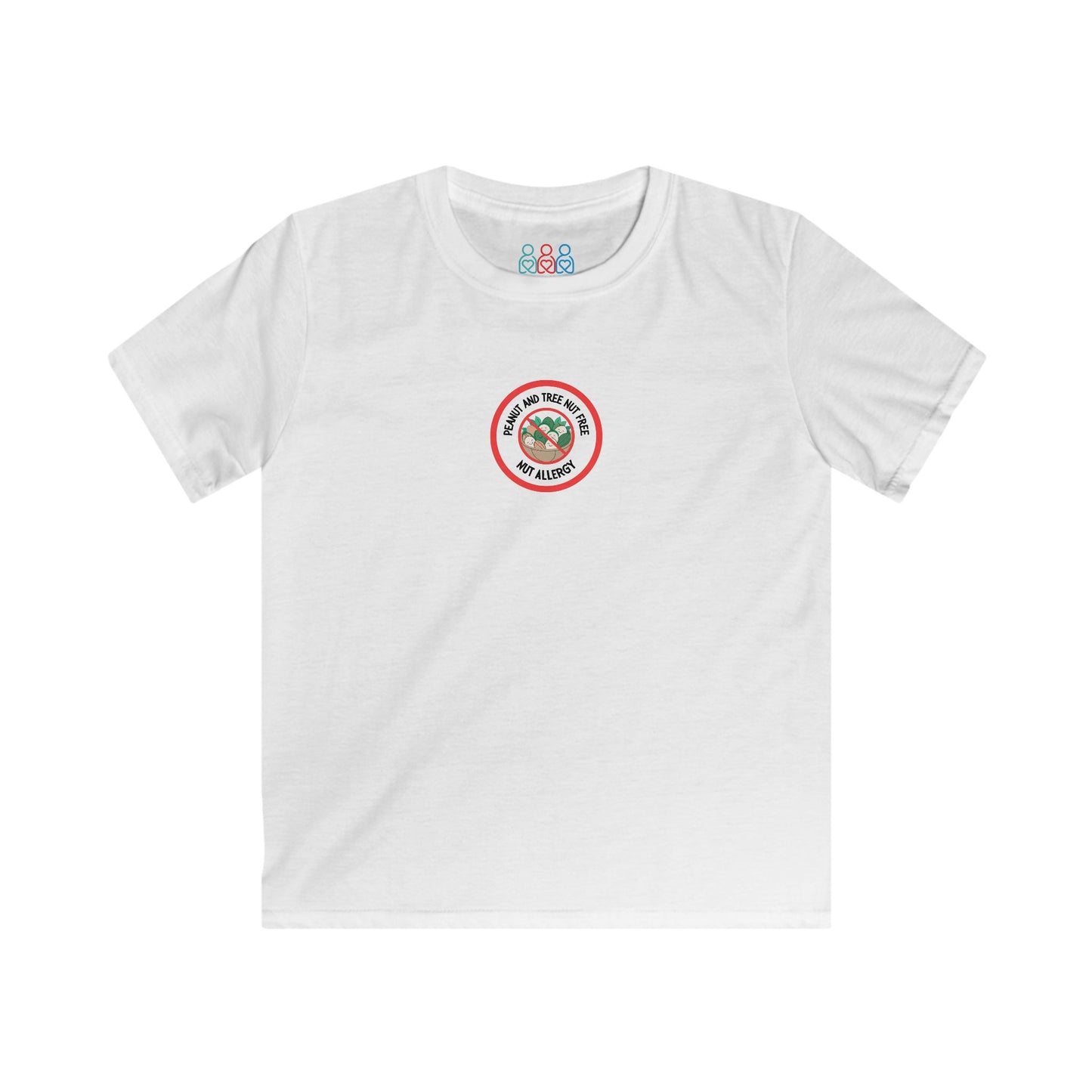 Nut Allergy Red Logo Youth Tee