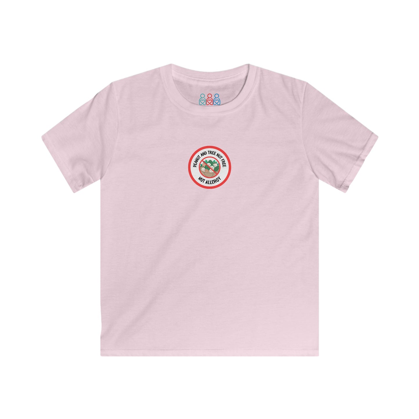 Nut Allergy Red Logo Youth Tee