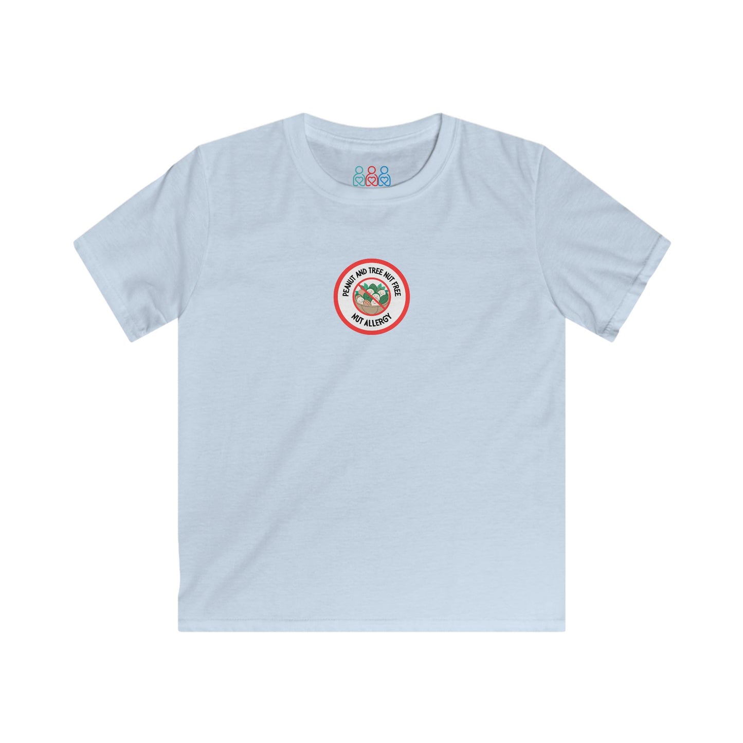 Nut Allergy Red Logo Youth Tee