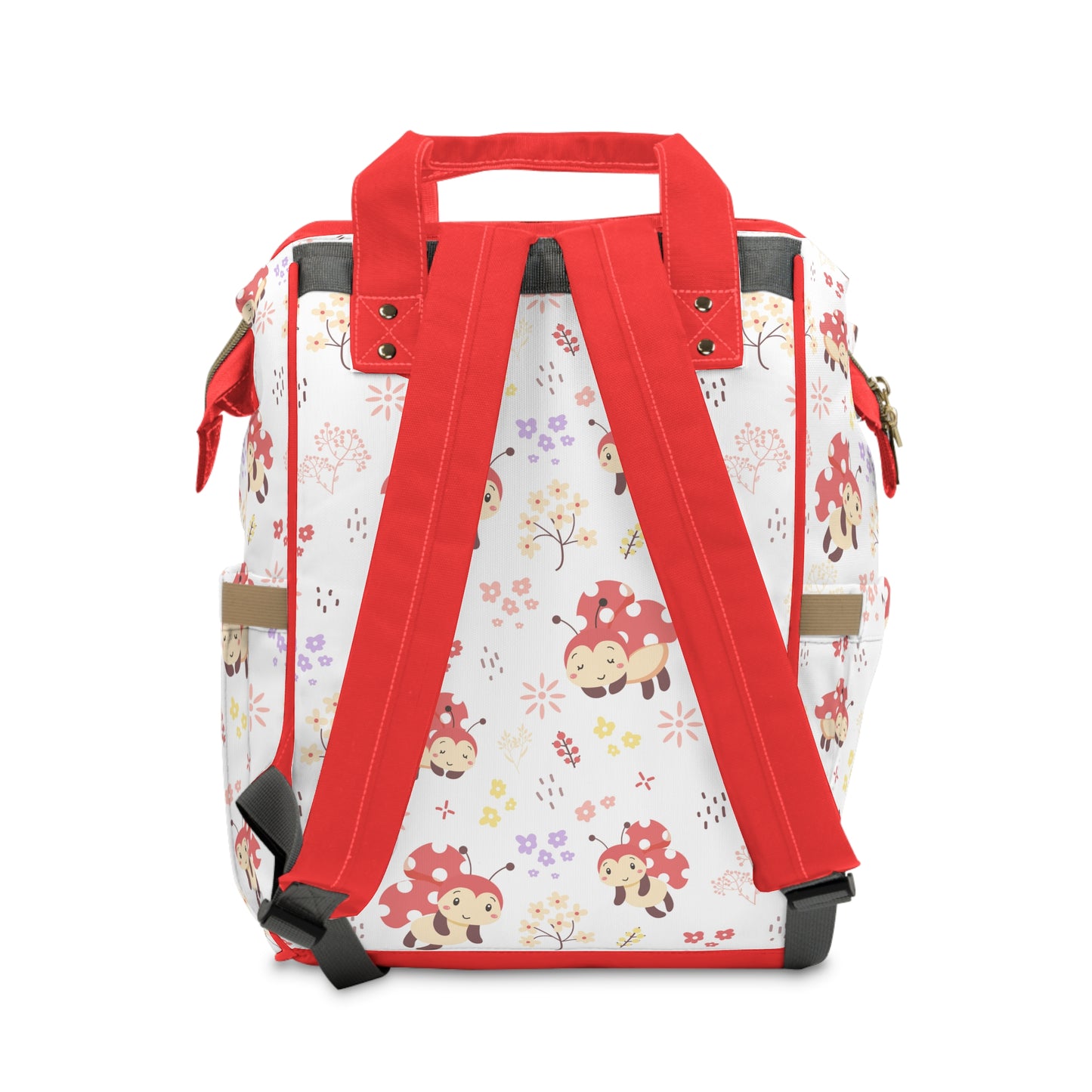 Ladybug Food Allergy Diaper Backpack