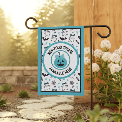 Teal Pumpkin Friendly Halloween Lawn Flag – Food Allergy Awareness & Non-Food Treats, Allergy-Friendly Yard Sign